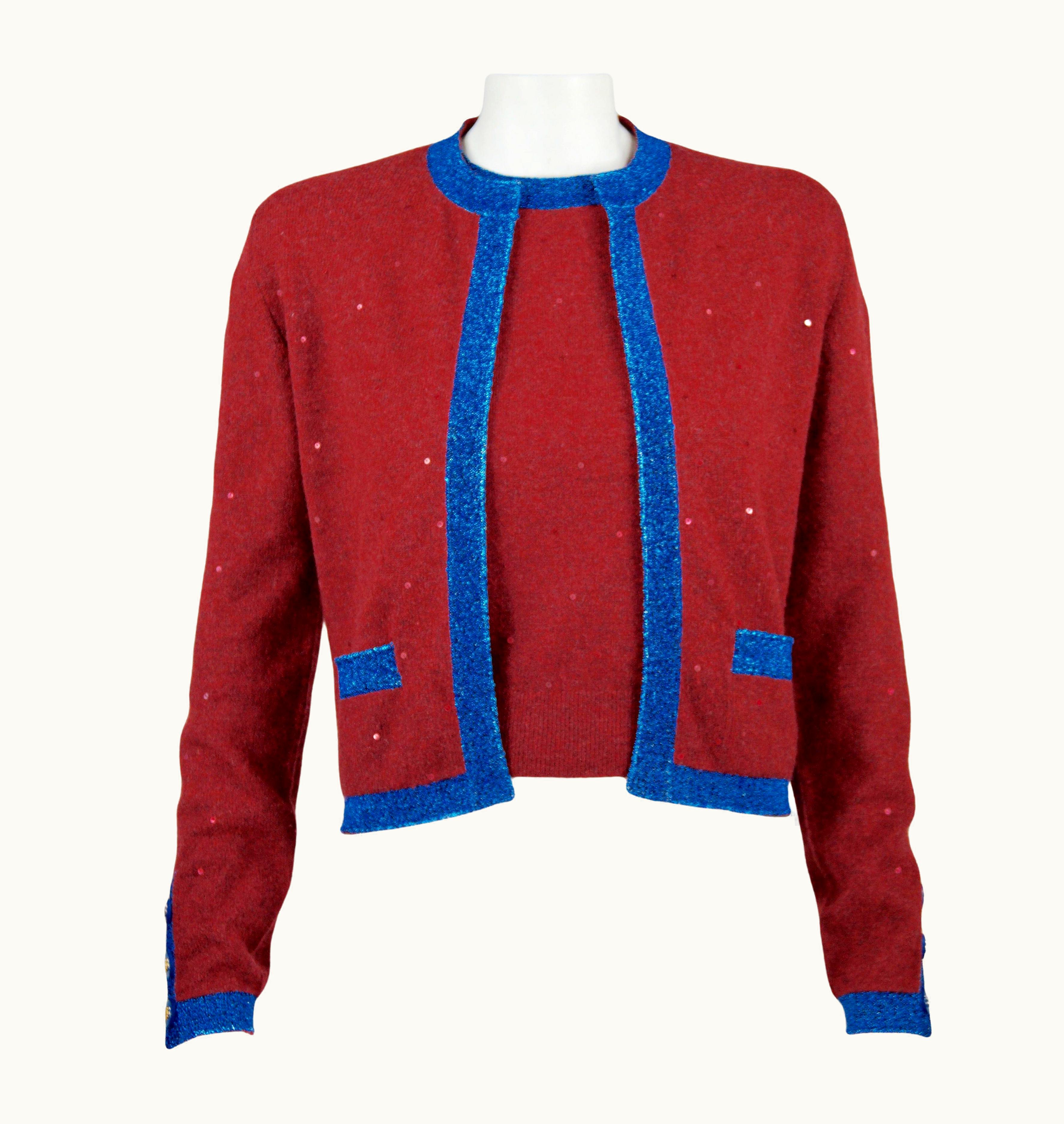 Chanel Chanel Cashmere Twin Set AW 1996 Fr