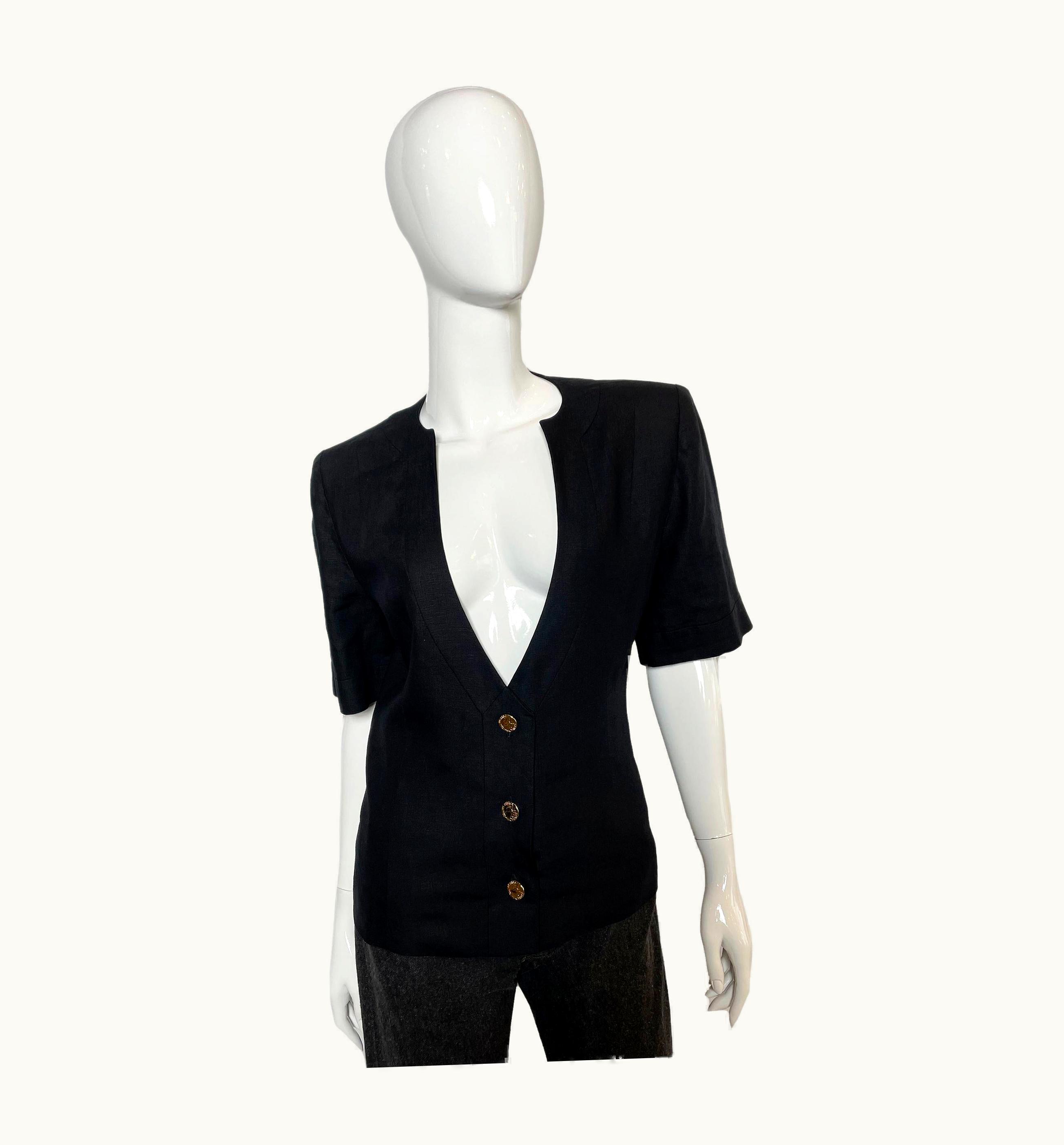 Chanel Chanel Vintage Boutique Short Sleeve Evening Blazer, 1990s