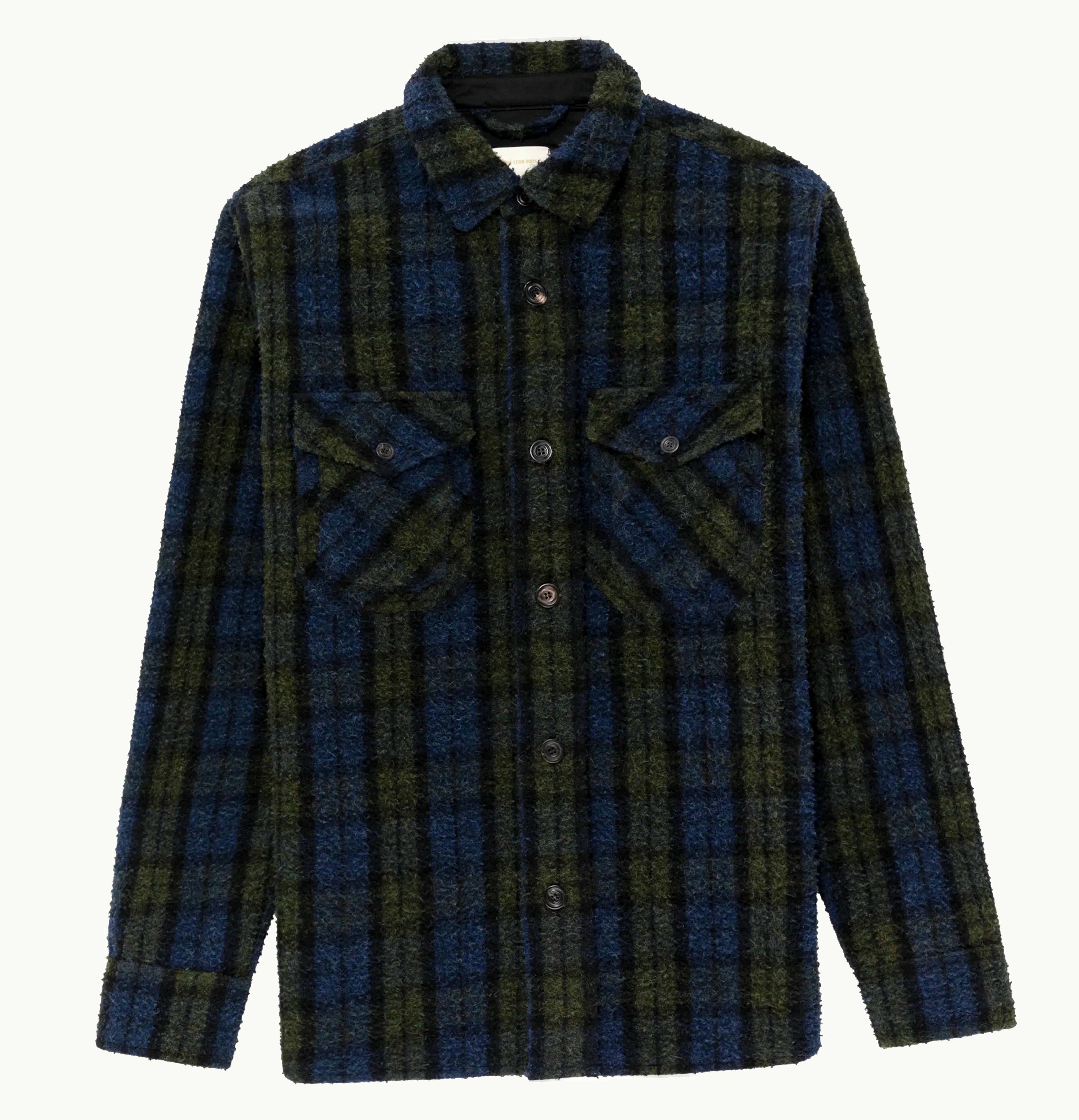Aime Leon Dore Aime Leon Dore Casentino Overshirt Green Blue Plaid