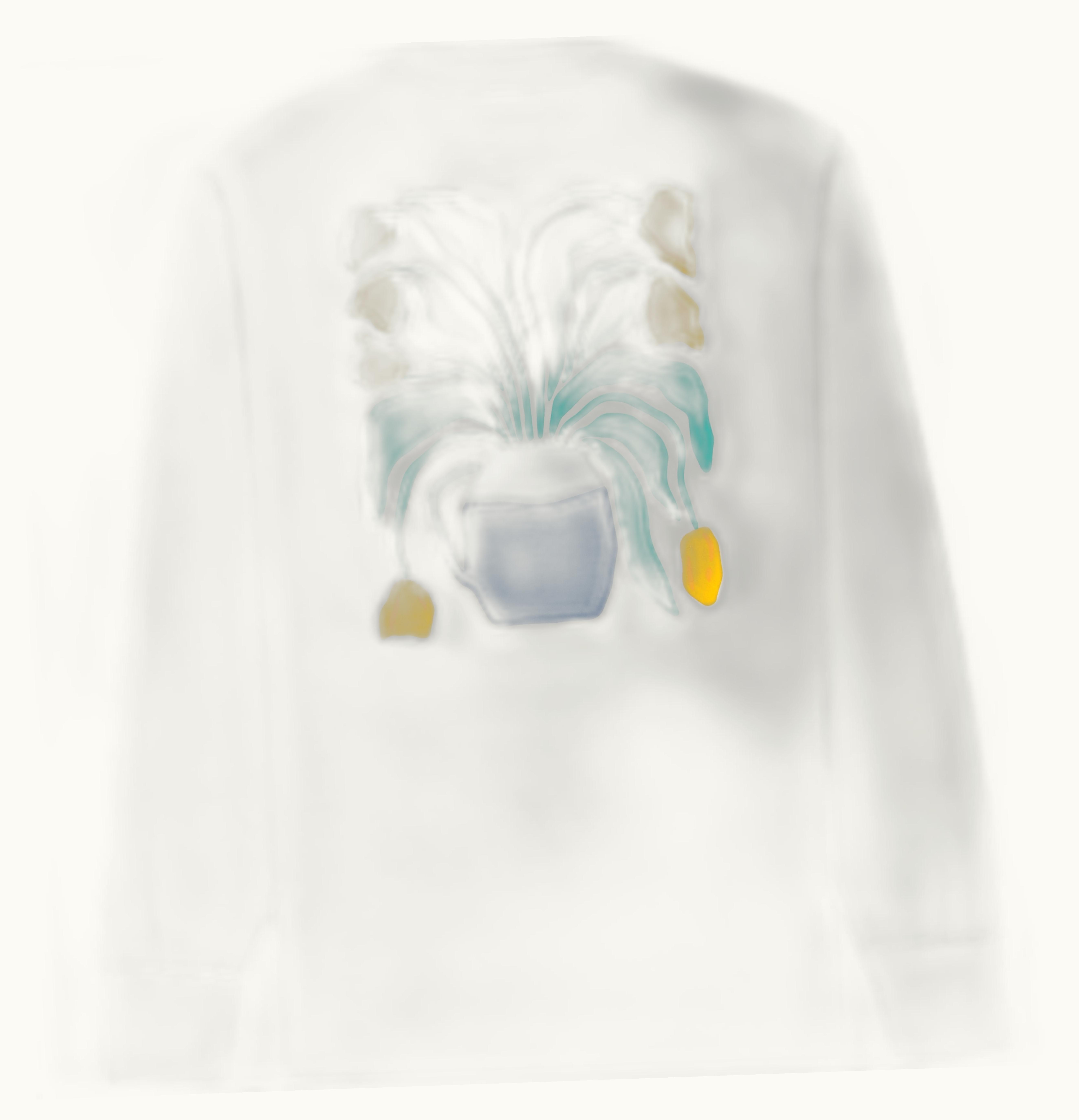Aime Leon Dore Aime Leon Dore Tulips Long Sleeve Graphic Tee White