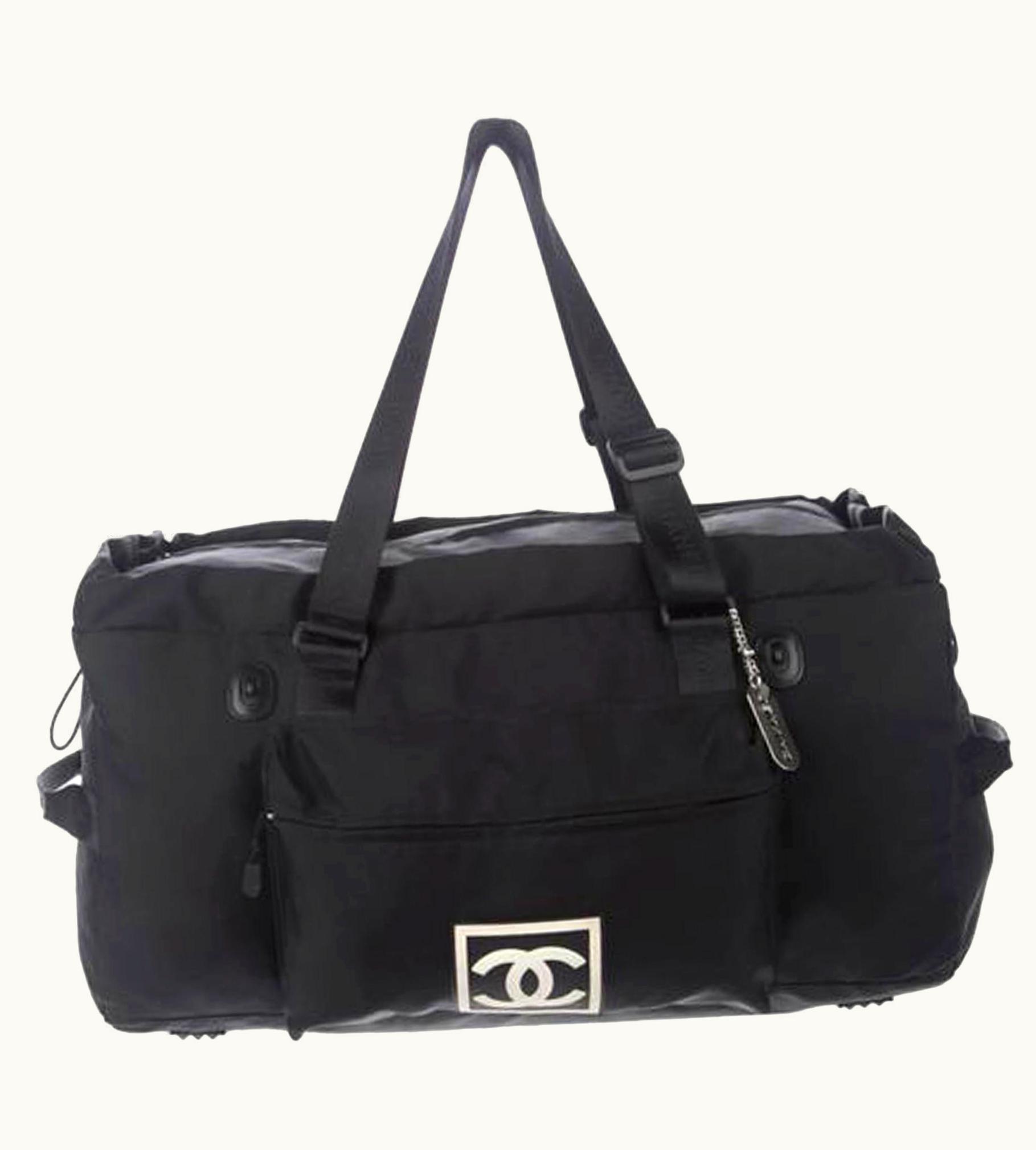 Chanel Cc Sport Line Duffle Travel Bag
