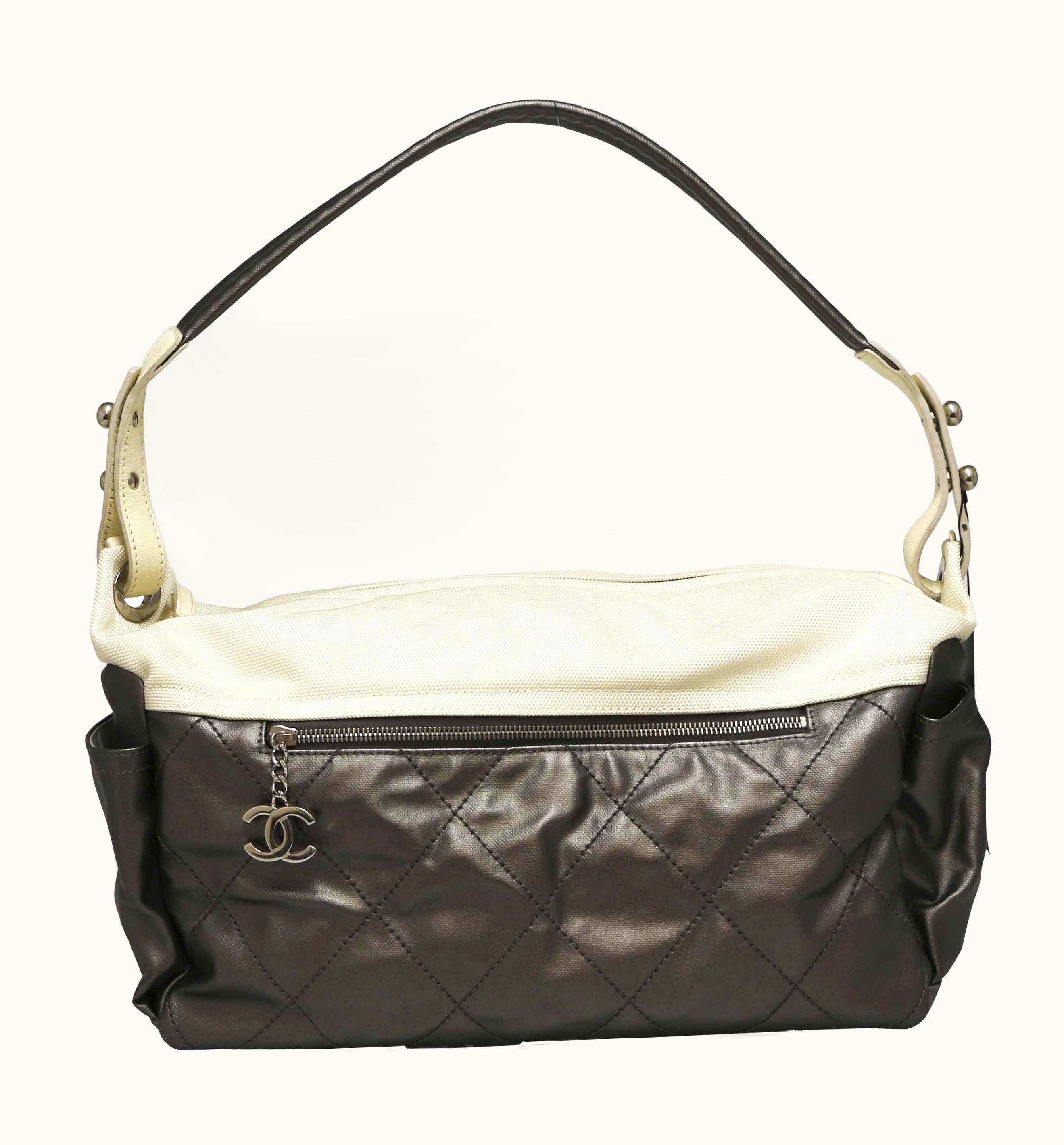 Chanel Chanel Sport Bag In Two-Tone Color Canvas