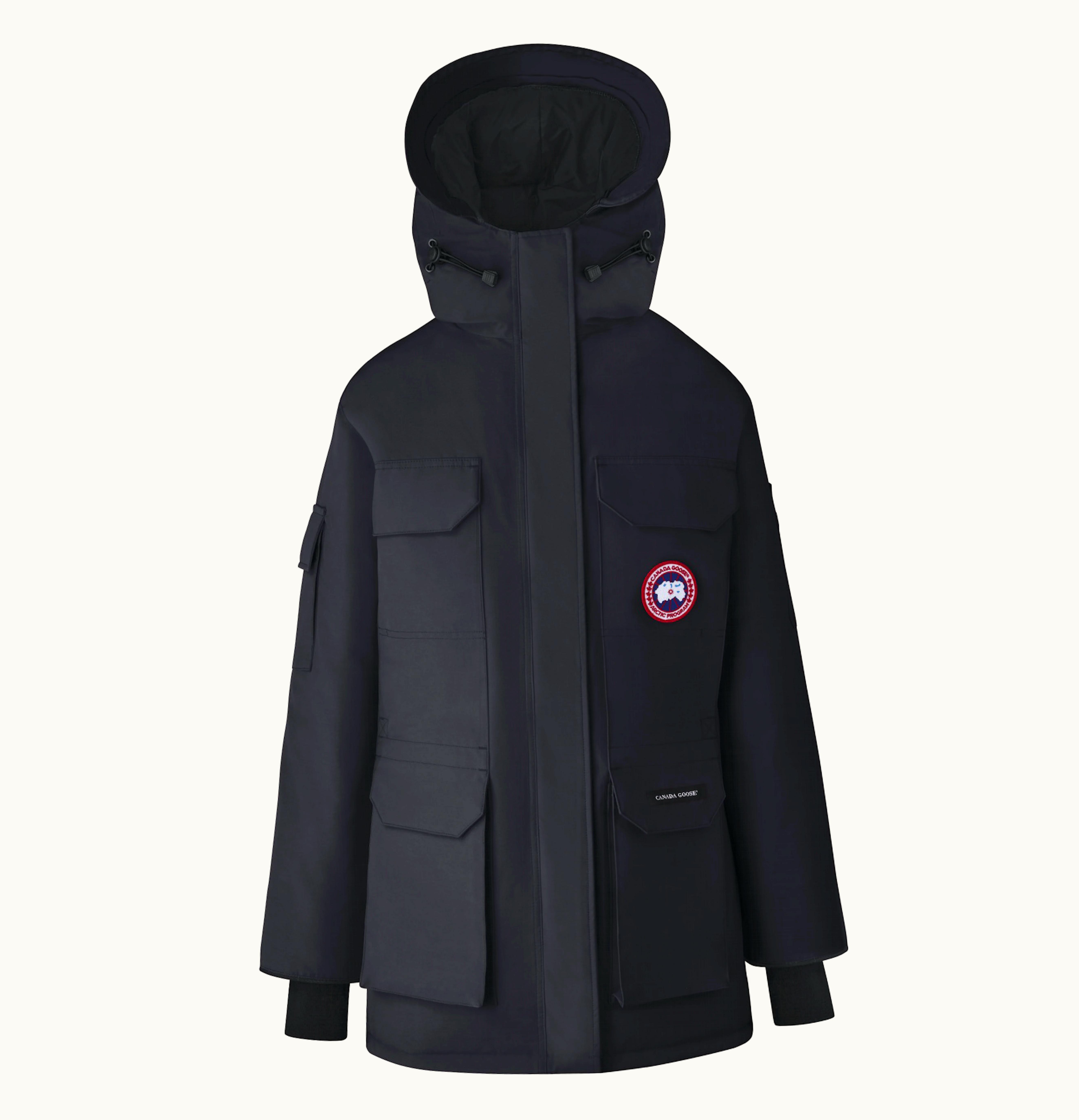 Canada Goose Canada Goose Womens Expedition Heritage Parka Jacket Classic Fit Navy