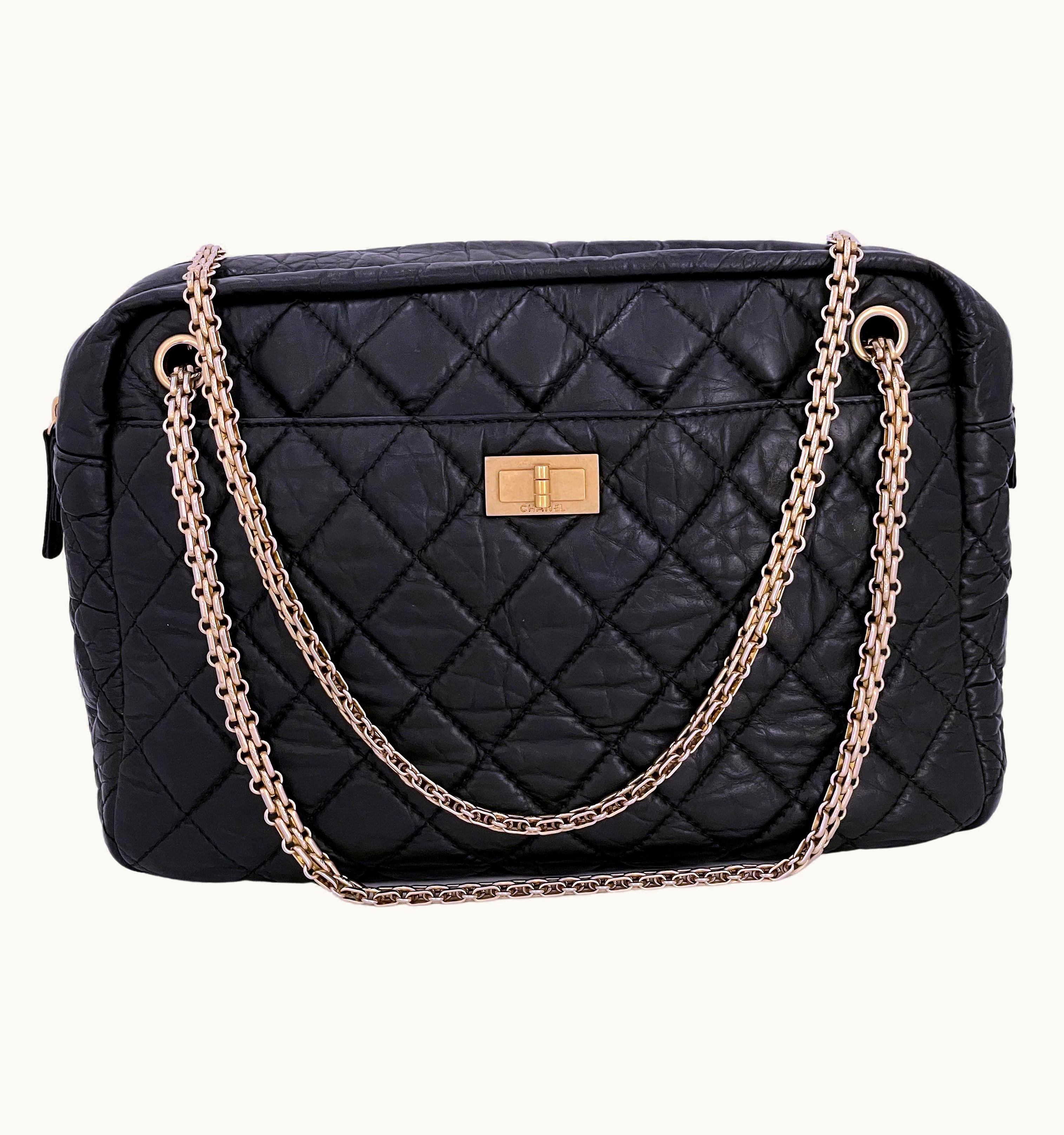 Chanel Chanel Large Jumbo Classic Reissue Camera Case Bag Ghw