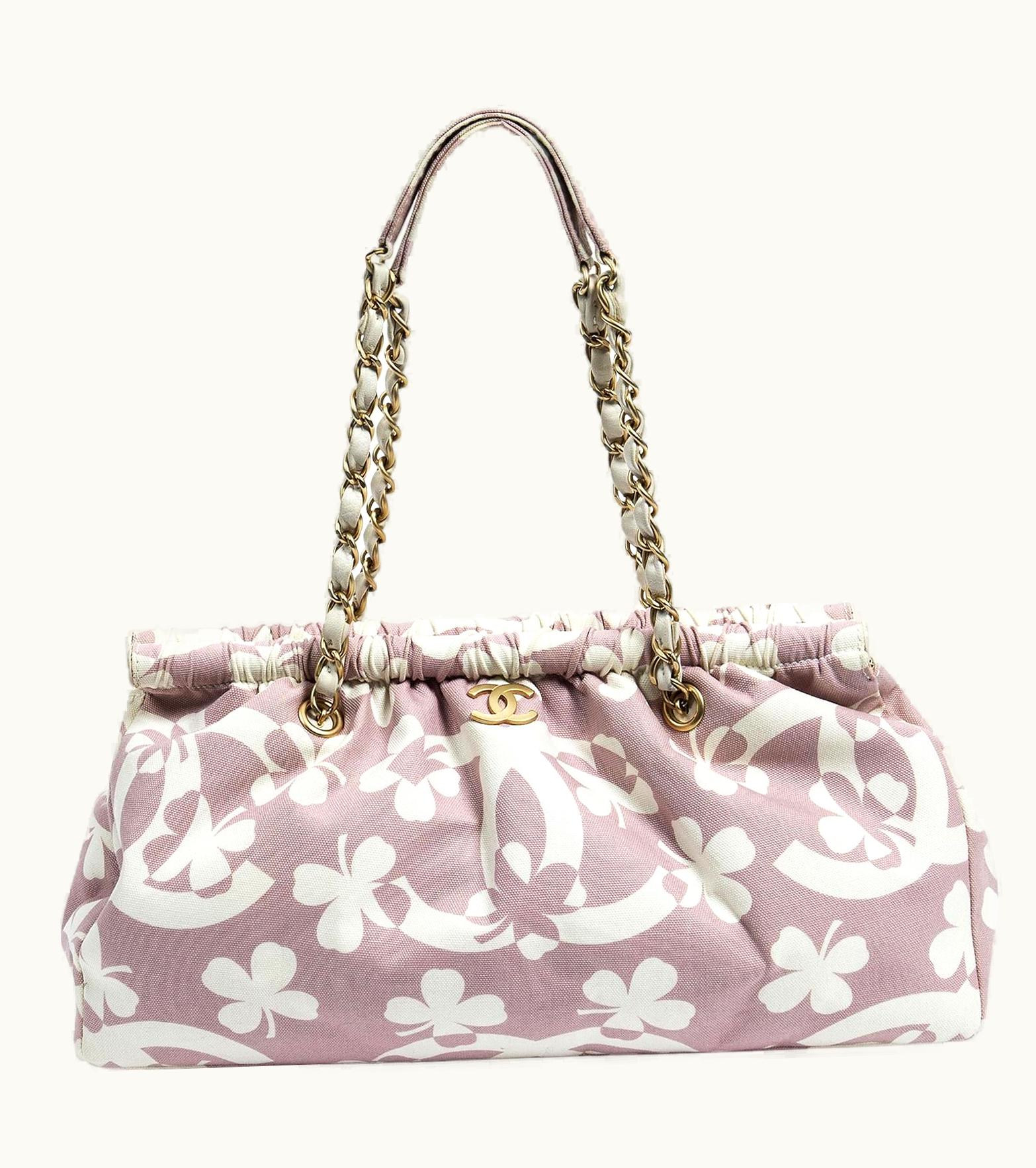 Chanel Chanel 2004 Pink Limited Edition Lucky Clover Shoulder Bag