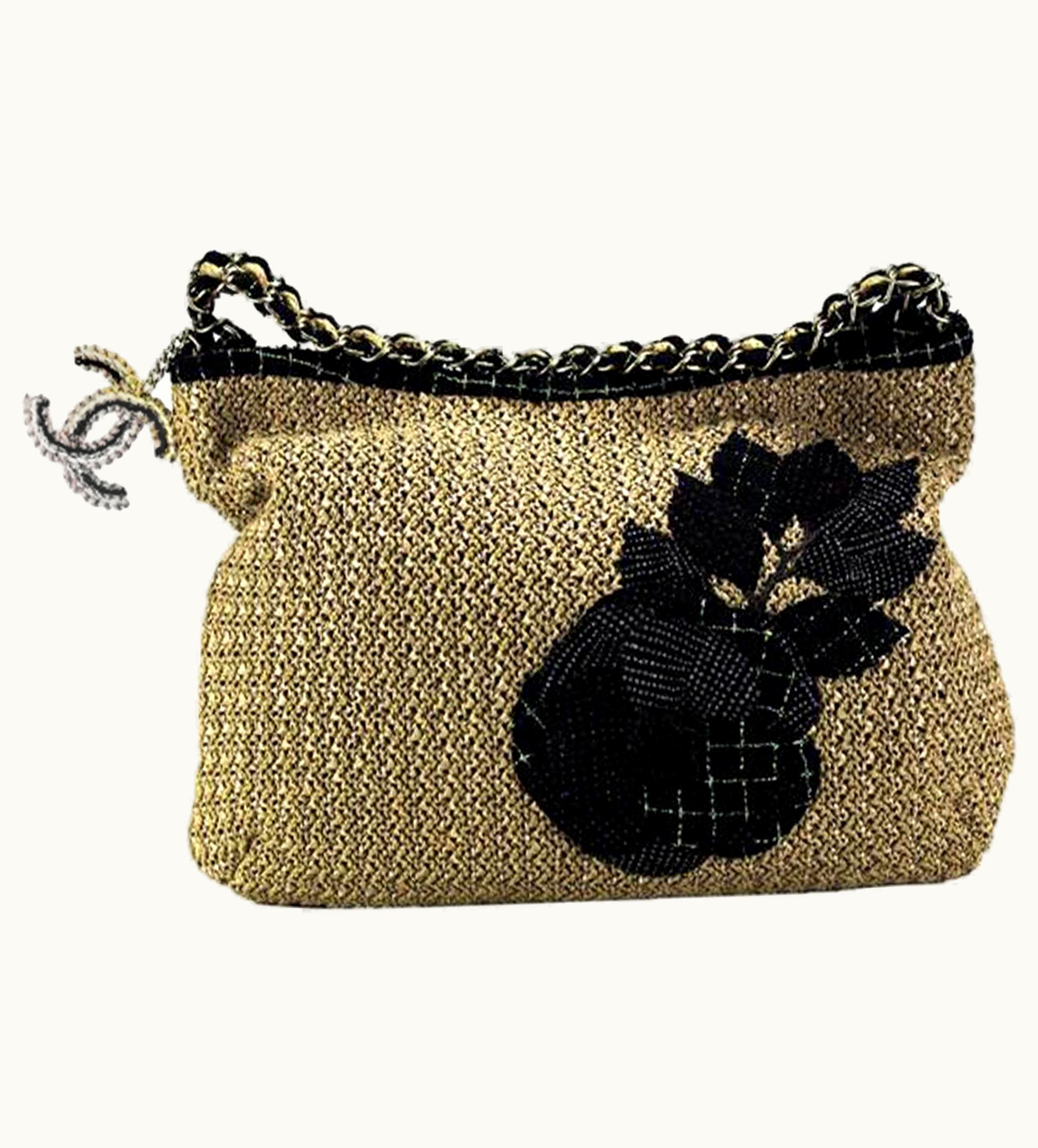 Chanel Chanel Organic Raffia Camelia Limited Edition Tote Beige Rope Shoulder Bag