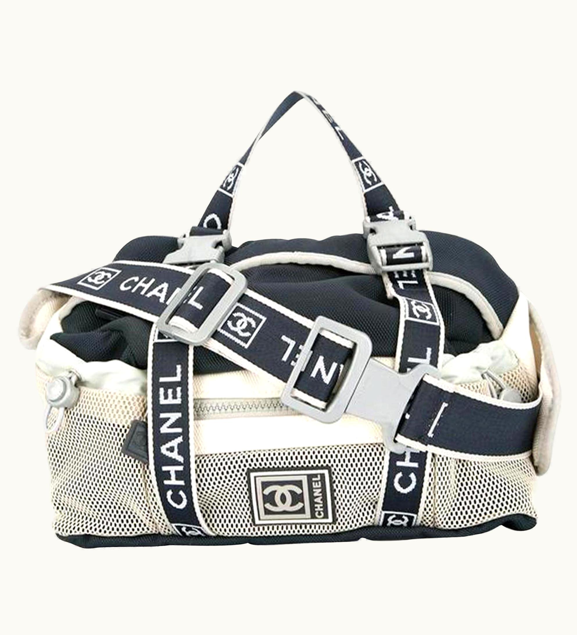 Chanel Chanel Waist 2000s Vintage Sport Unisex Navy Blue Cross Body Fanny Pack