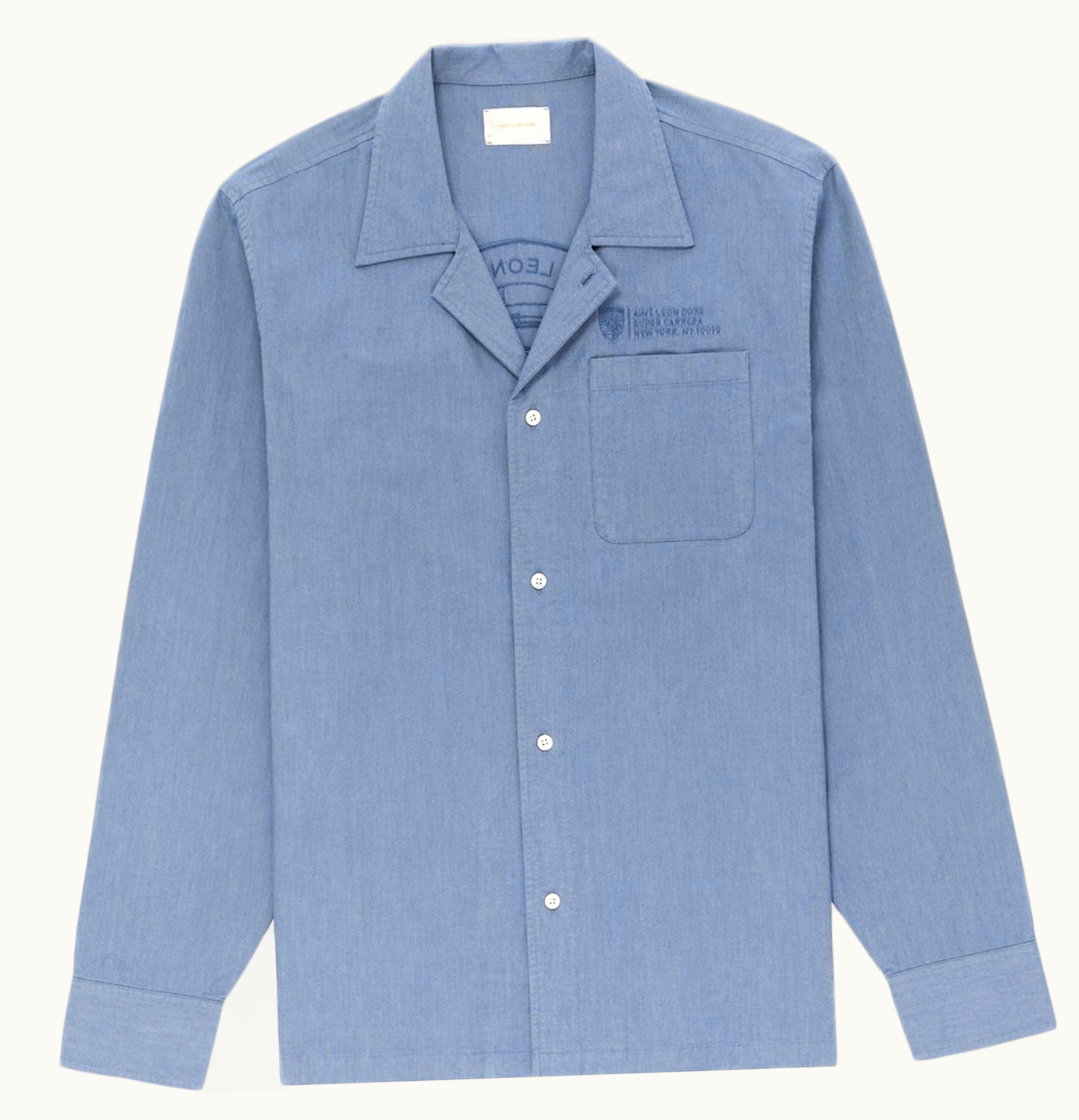 Aime Leon Dore Aime Leon Dore x Porsche 911SC Mechanic Shirt Blue