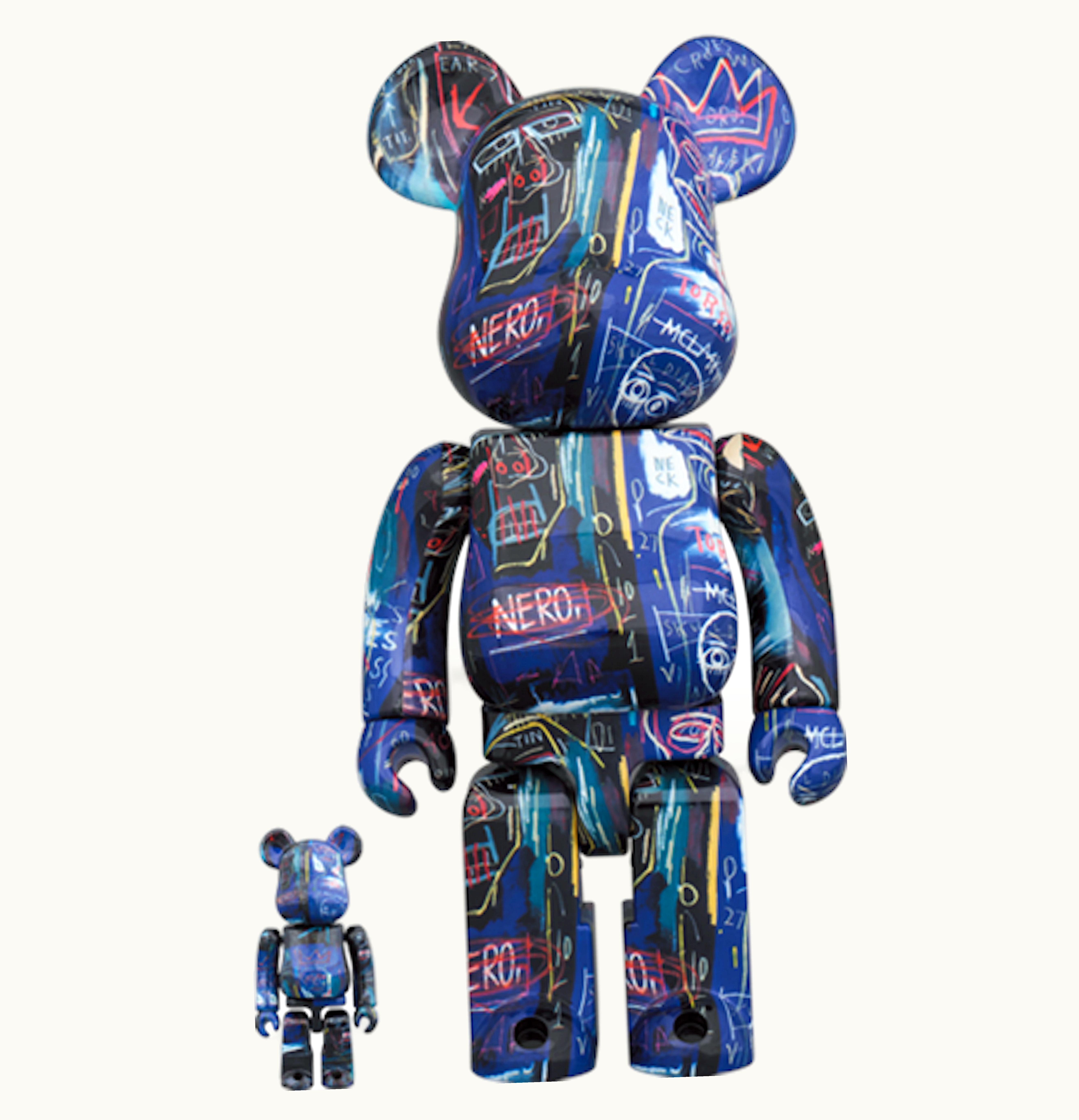 Bearbrick Bearbrick Jean Michel Basquiat 7 100 400 Set