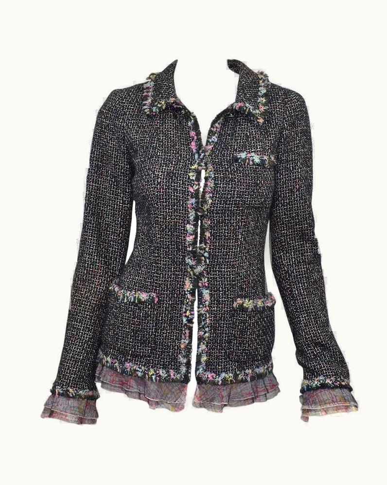 Chanel Chanel 2004 Tweed Limited Edition Ny Timeless Jacket & Booklet