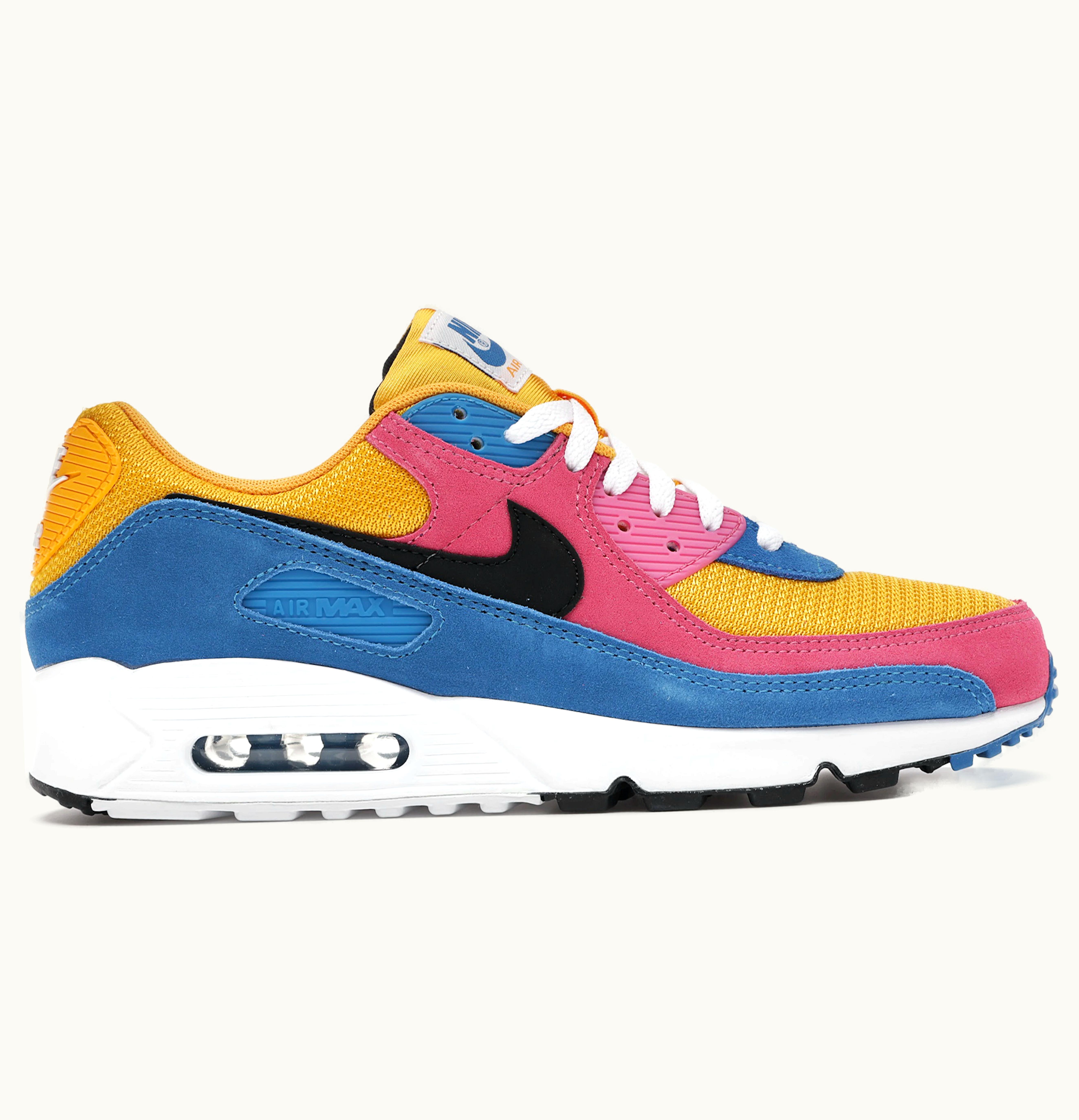 Nike Nike Air Max 90 Recraft Yellow Pink Blue