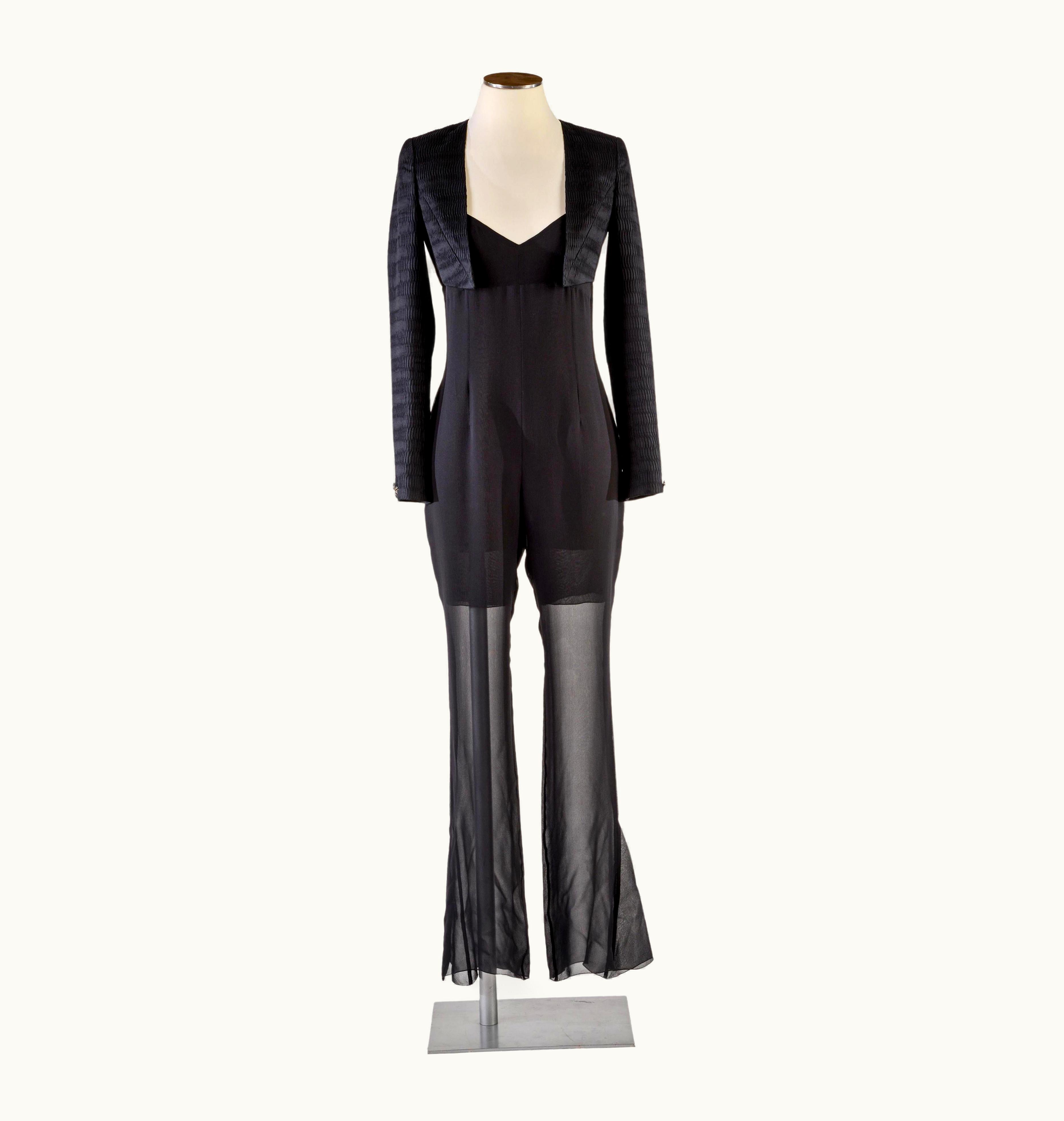 Chanel Chanel Black Bolero Jacket Spring 2009 09p