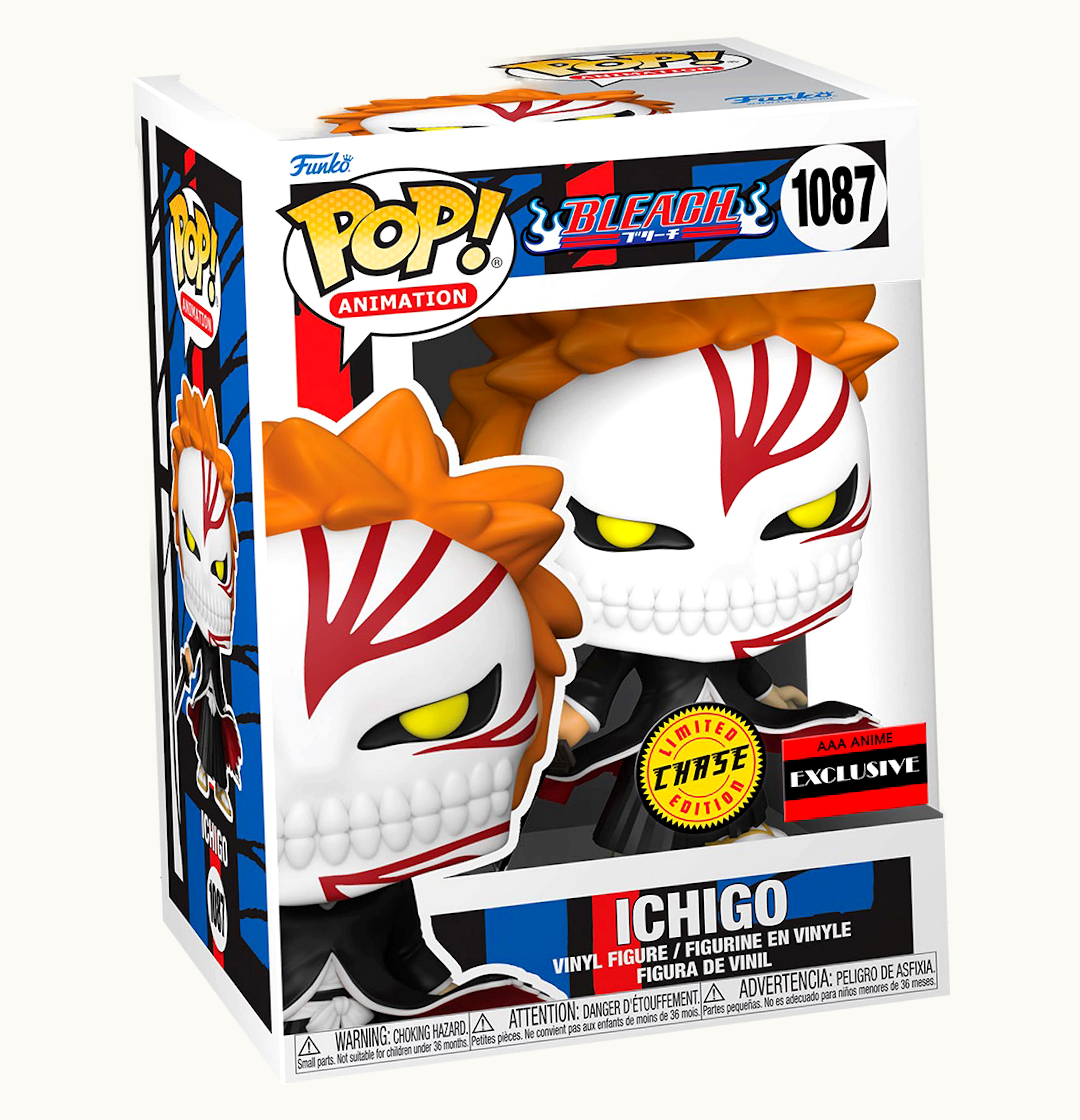 Funko Funko Pop Animation Bleach Ichigo Chase AAA Anime Exclusive Figure 1087
