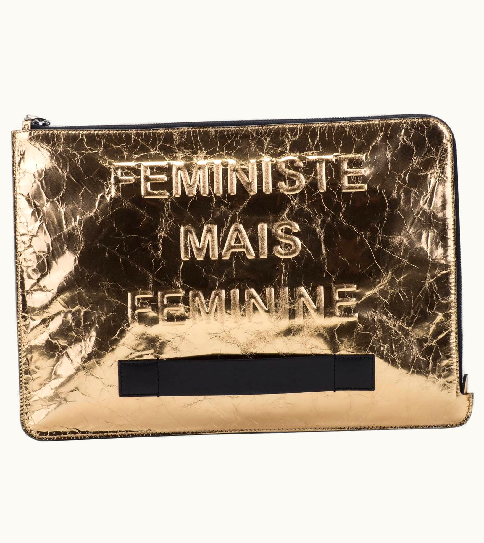 Chanel Chanel Oversized Limited Edition Gold Clutch