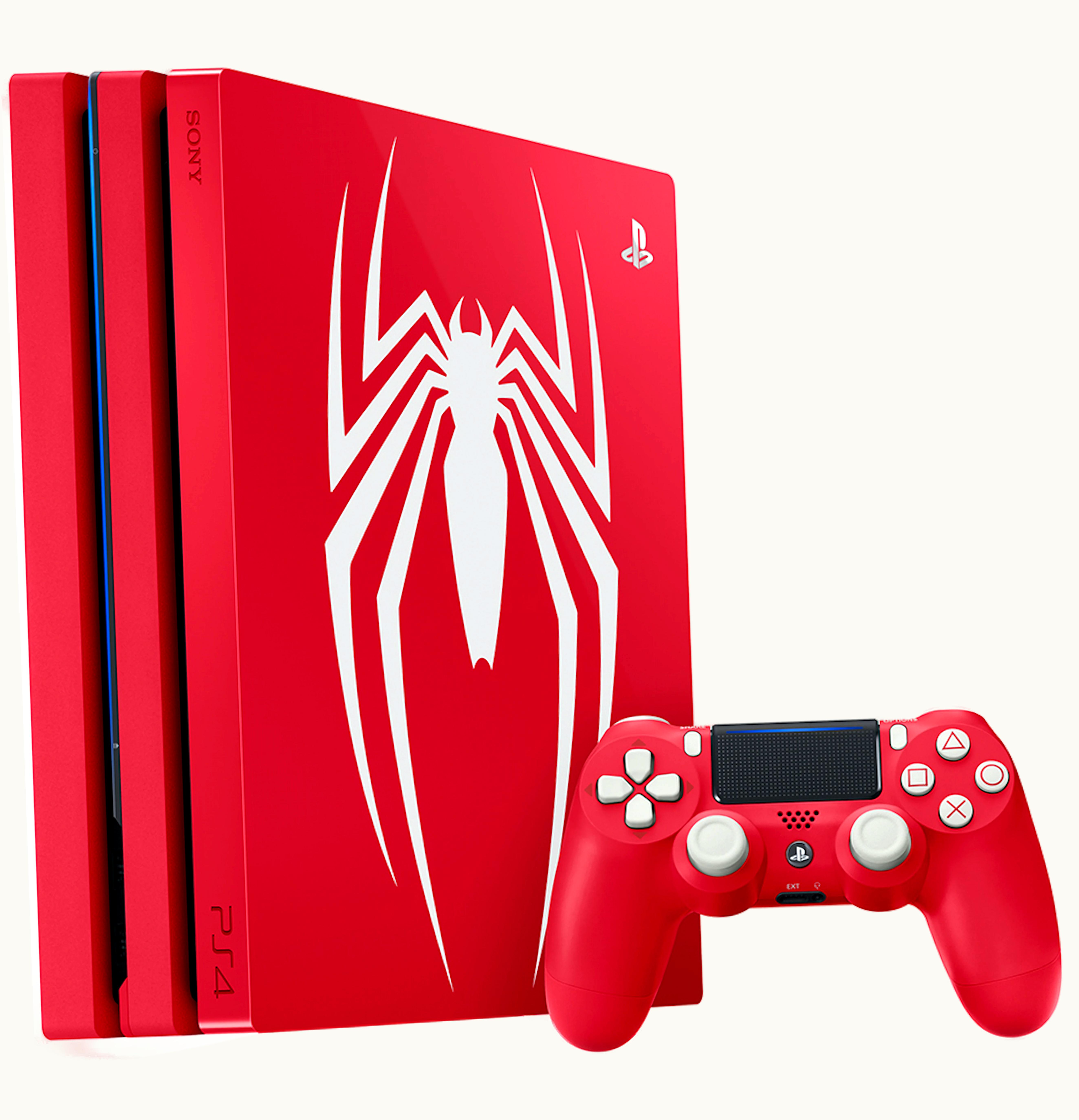 Sony SONY Playstation 4 Pro Marvels Spider Man Limited Edition 1TB Amazing Red