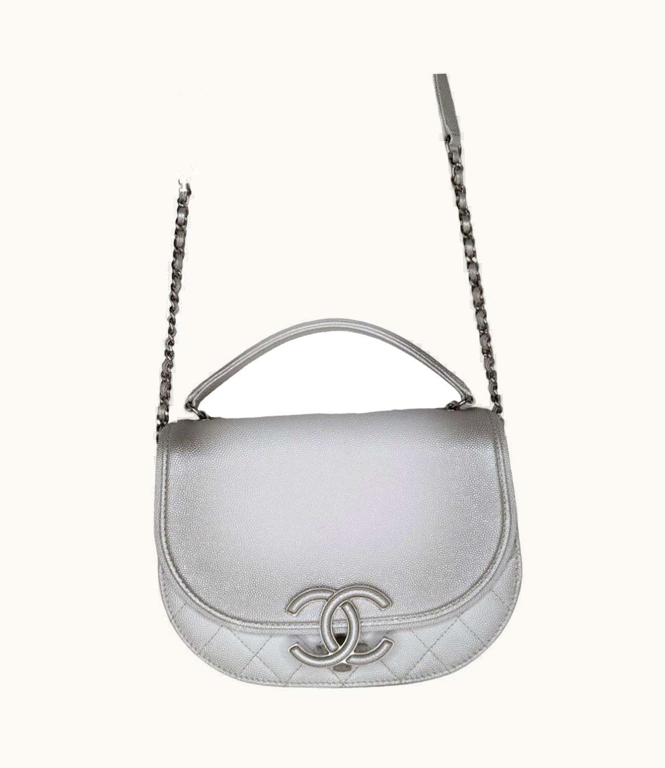 Chanel Chanel Goatskin Quilted Small Coco Curve Messenger Flap