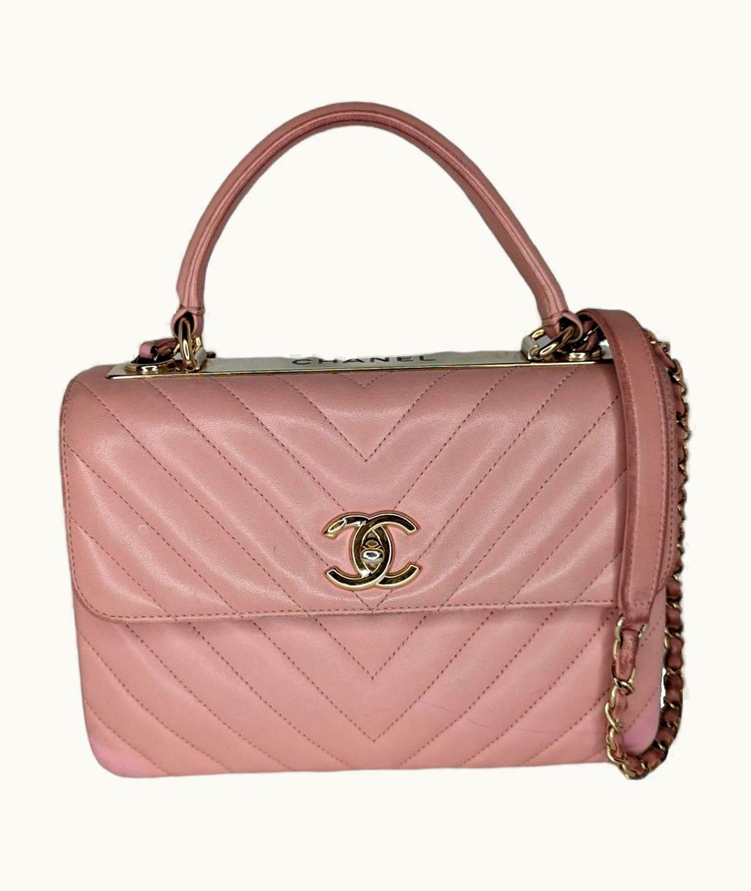 Chanel Chanel Chevron Quilted Trendy Cc Top Handle Bag