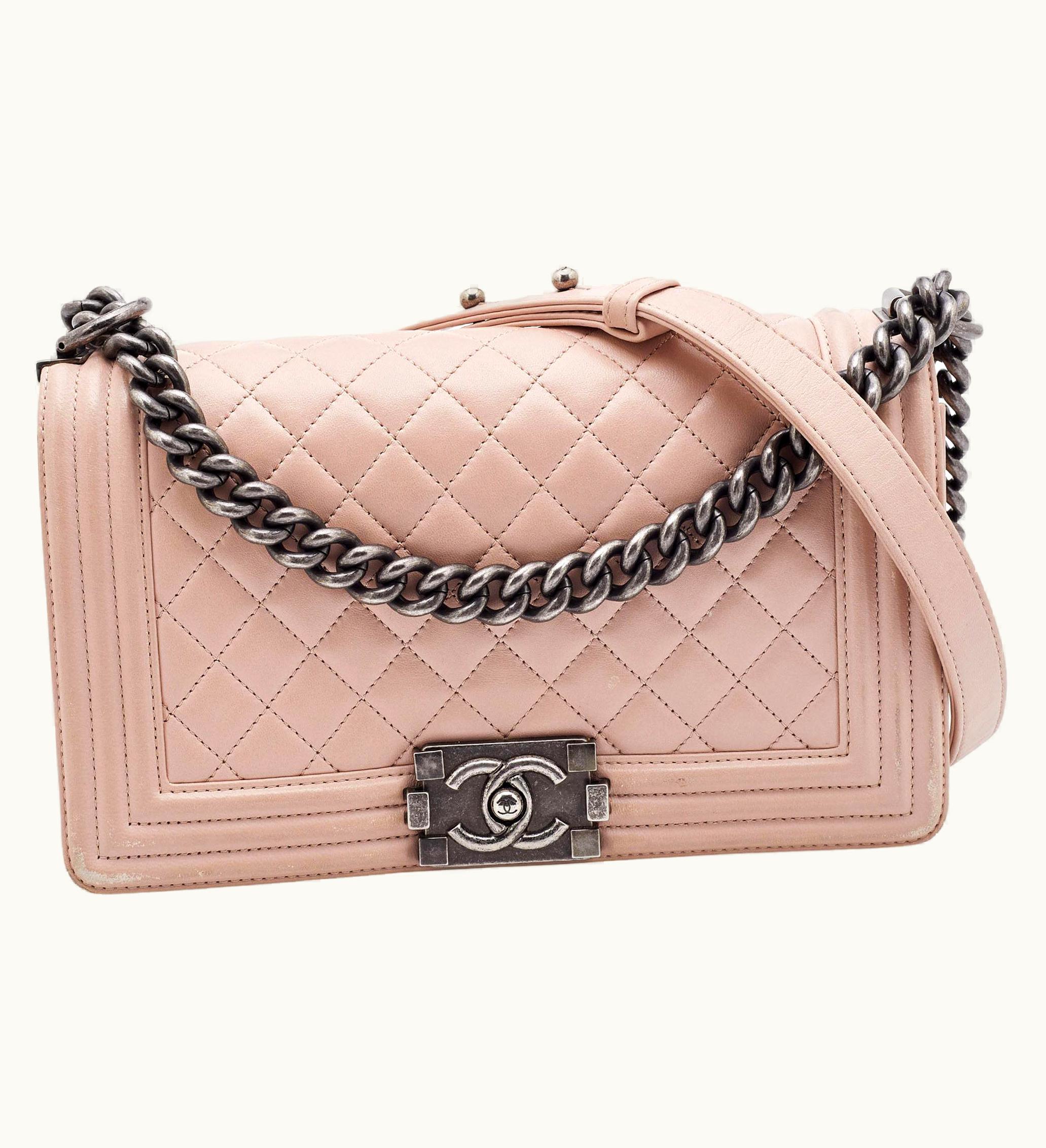 Chanel Chanel Beige Quilted Leather Medium Boy Flap Bag UZ0594019