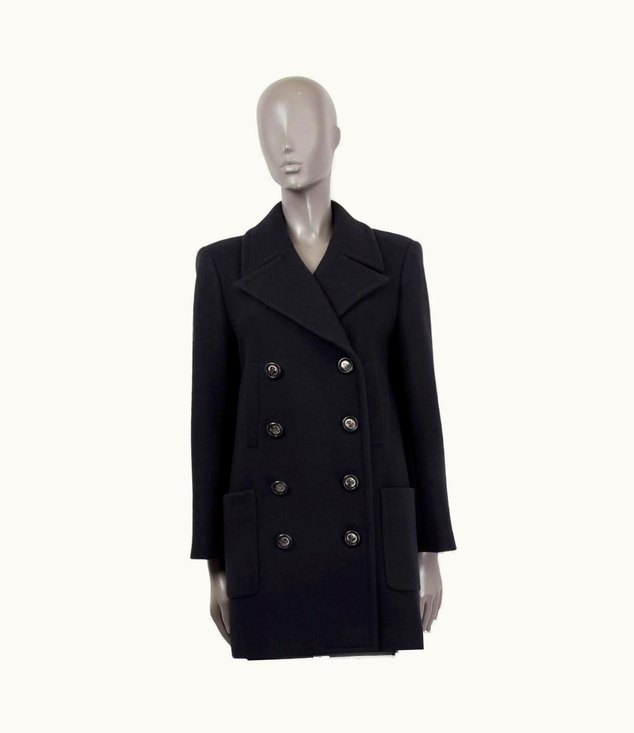 Chanel Chanel Black Wool 2017 Peacoat Jacket