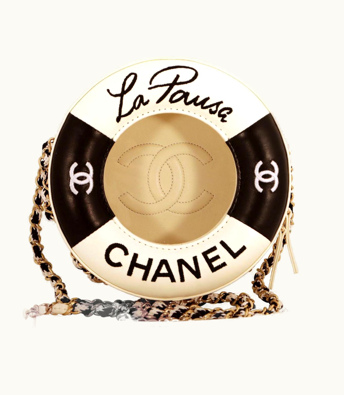 Chanel Chanel Black And White La Pausa Life Preserver Bag