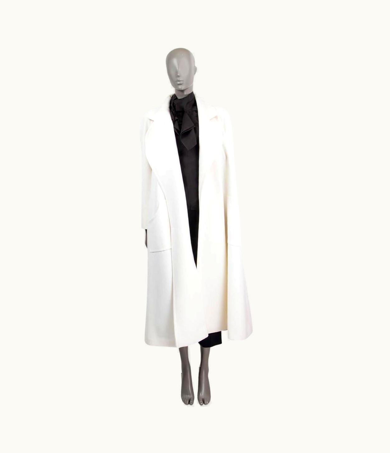Chanel Chanel Ivory Wool 2017 17k Open Oversized Coat Jacket