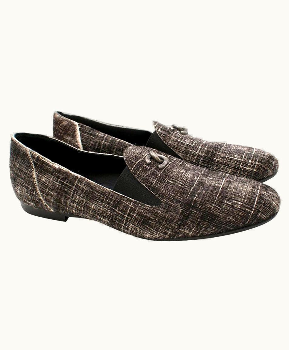 Chanel Chanel Pony Hair Check Cc Loafers - Size Eu
