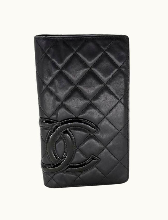 Chanel Chanel Cambon Cc Quilted Lambskin Wallet Cc-w0107p-0001