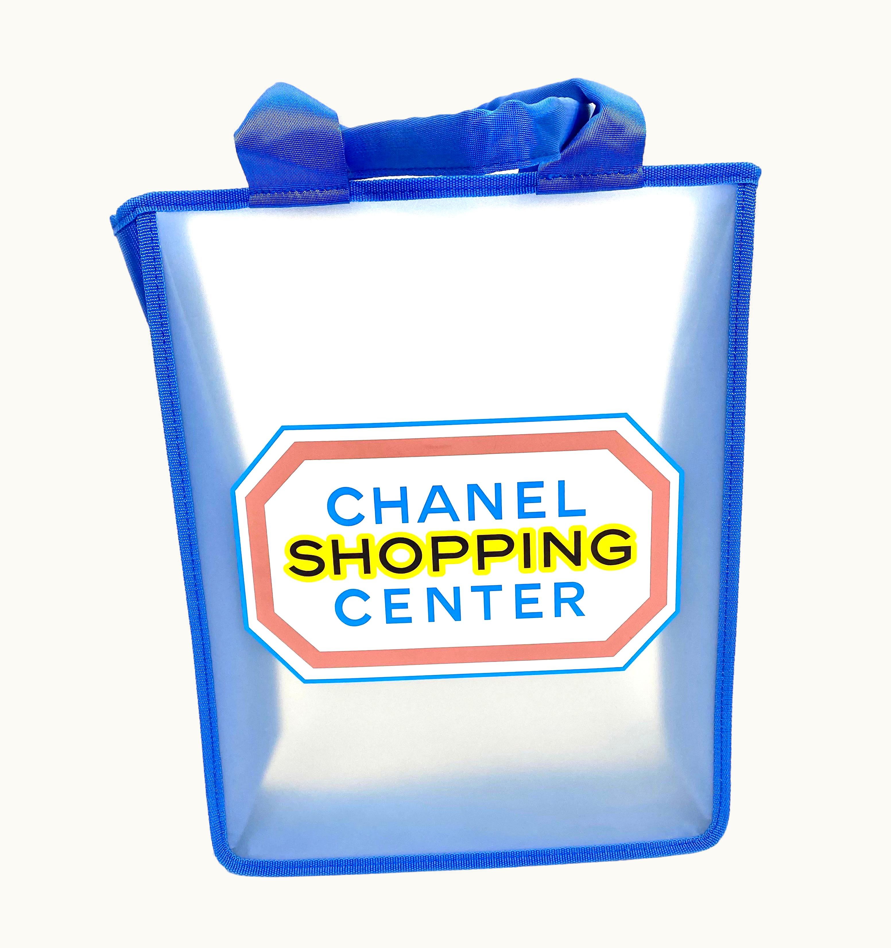 Chanel Chanel Pre-owned 2014 Logo Print Transparent Tote Bag