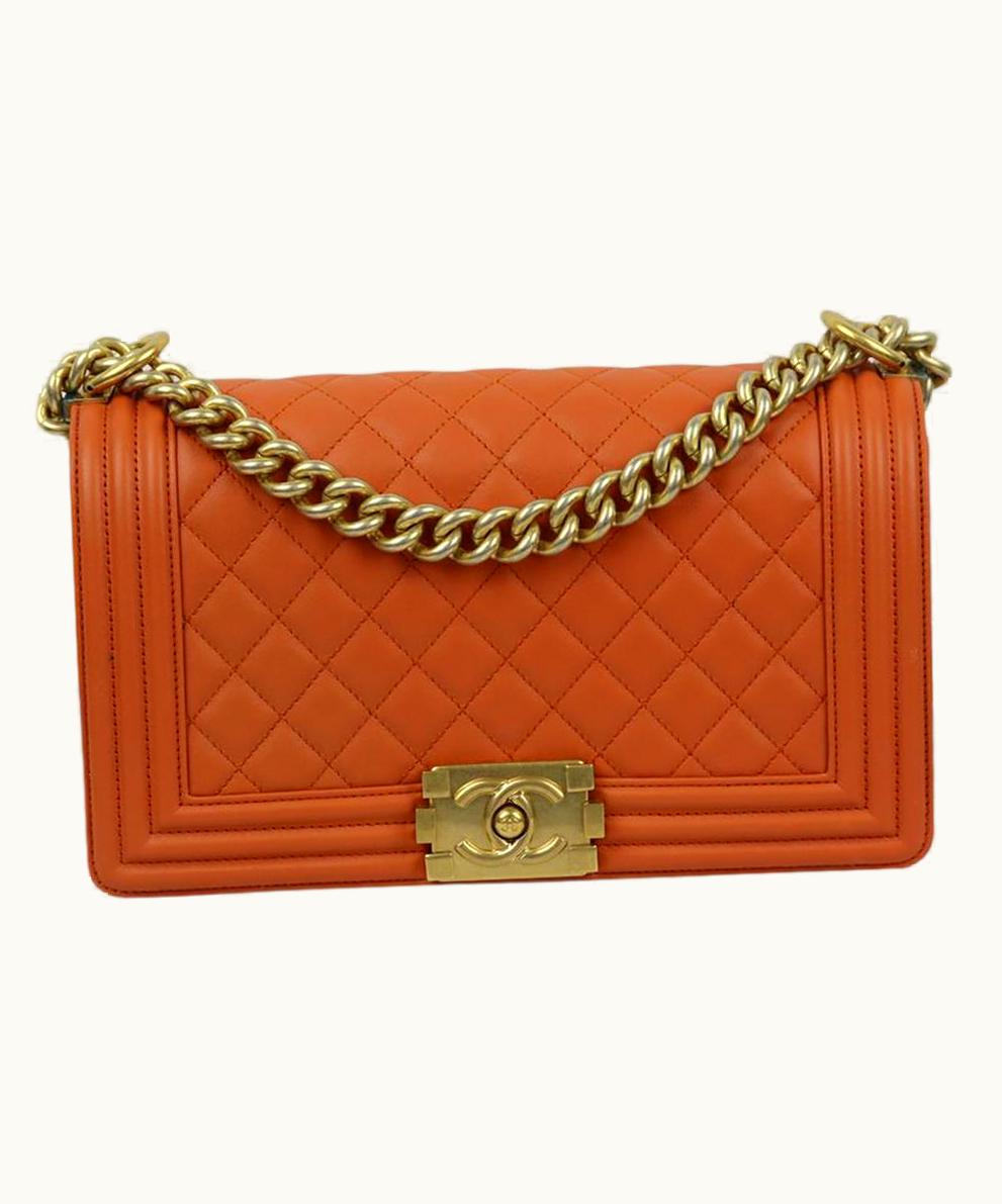 Chanel Chanel 2015 Boy Medium Quilted Leather Shoulder Bag UZ0594876