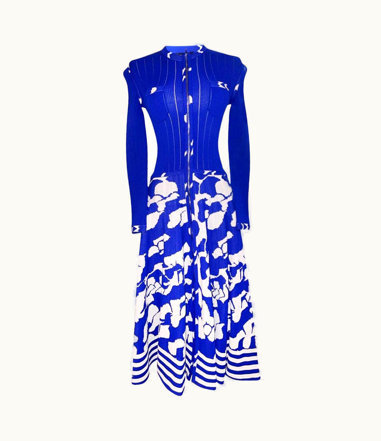 Chanel Spring/Summer 2016 ''Airport'' Chanel Ad Campaign Blue Dress It