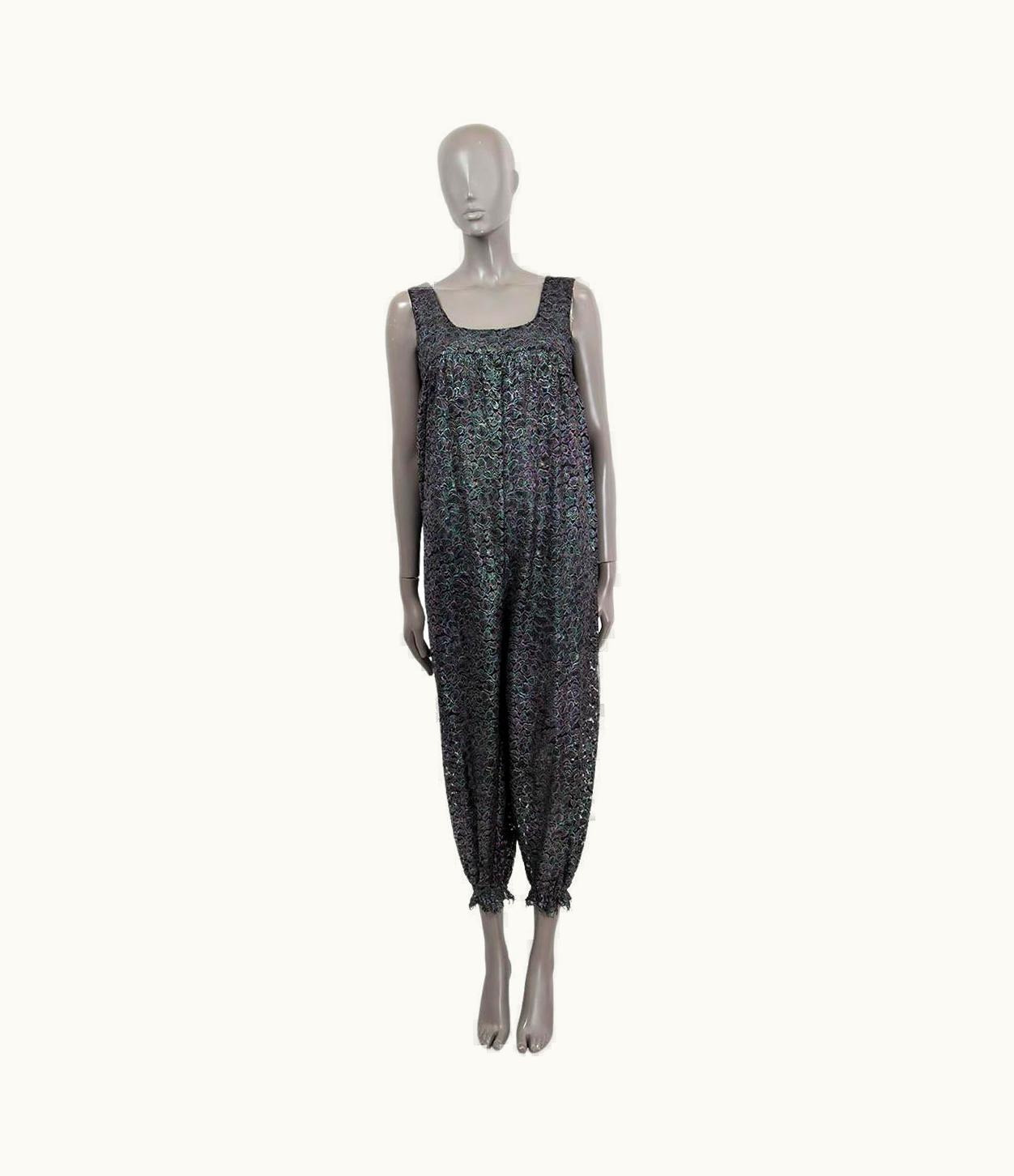 Chanel Chanel Iridescent 2016 16c Seoul Floral Lace Drop Crotch Jumpsuit