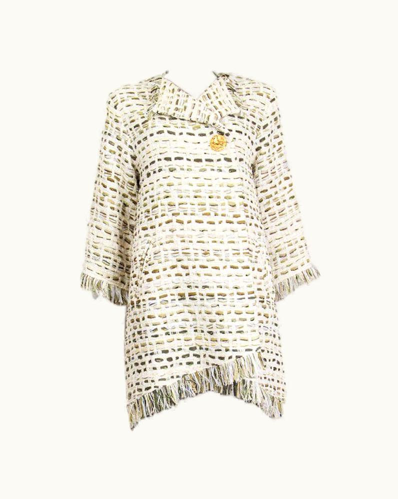 Chanel Chanel 2018 Cream Cruise Collection Coat Jacket