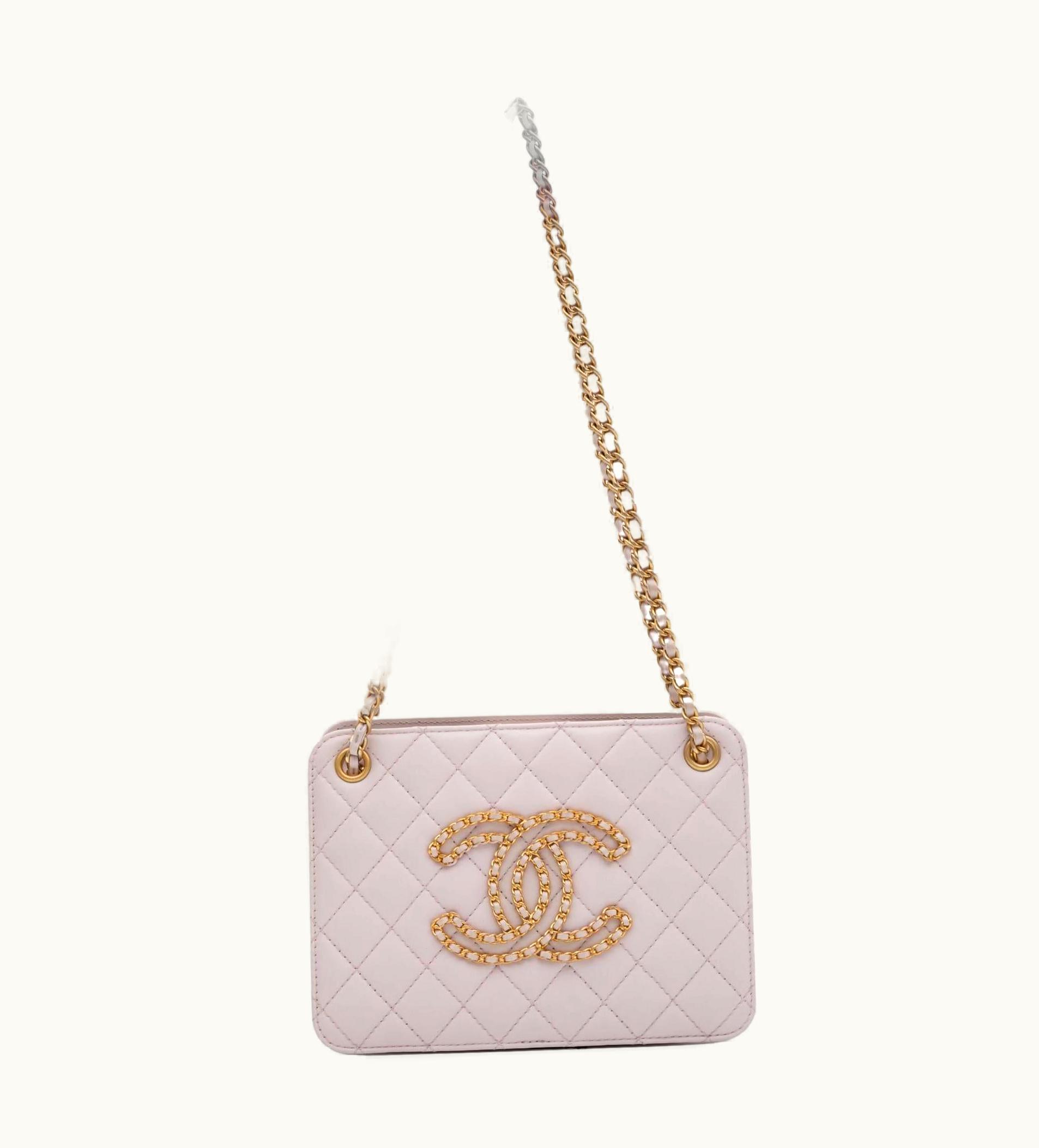 Chanel Chanel Lilac Small Chain Accordion Tote Small (2020)