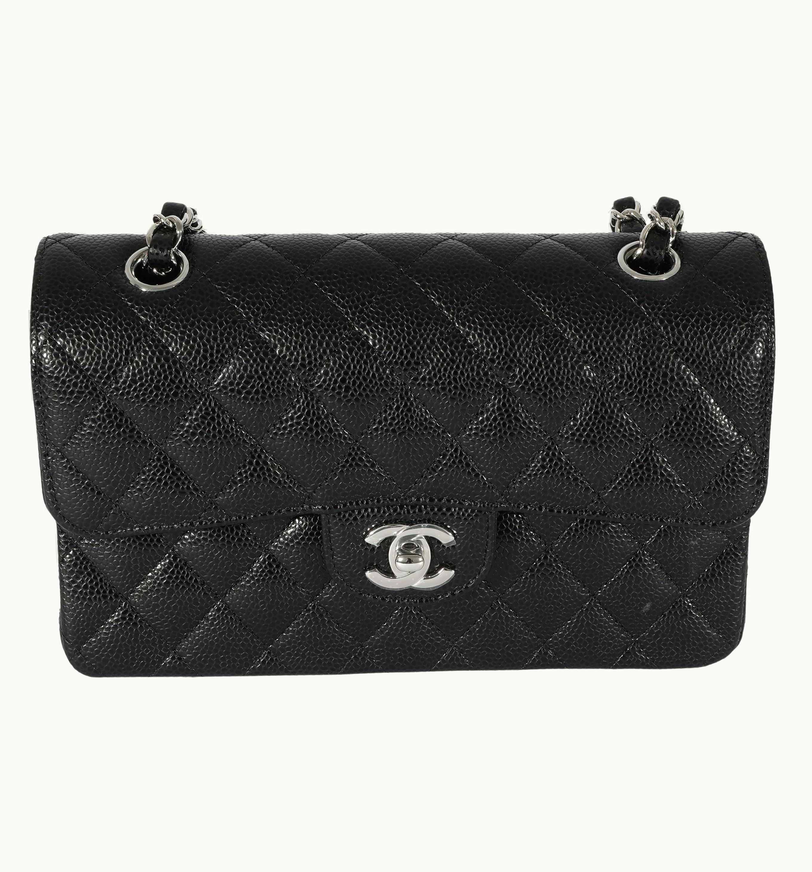Chanel Chanel Black Caviar Small Classic Double Flap Bag