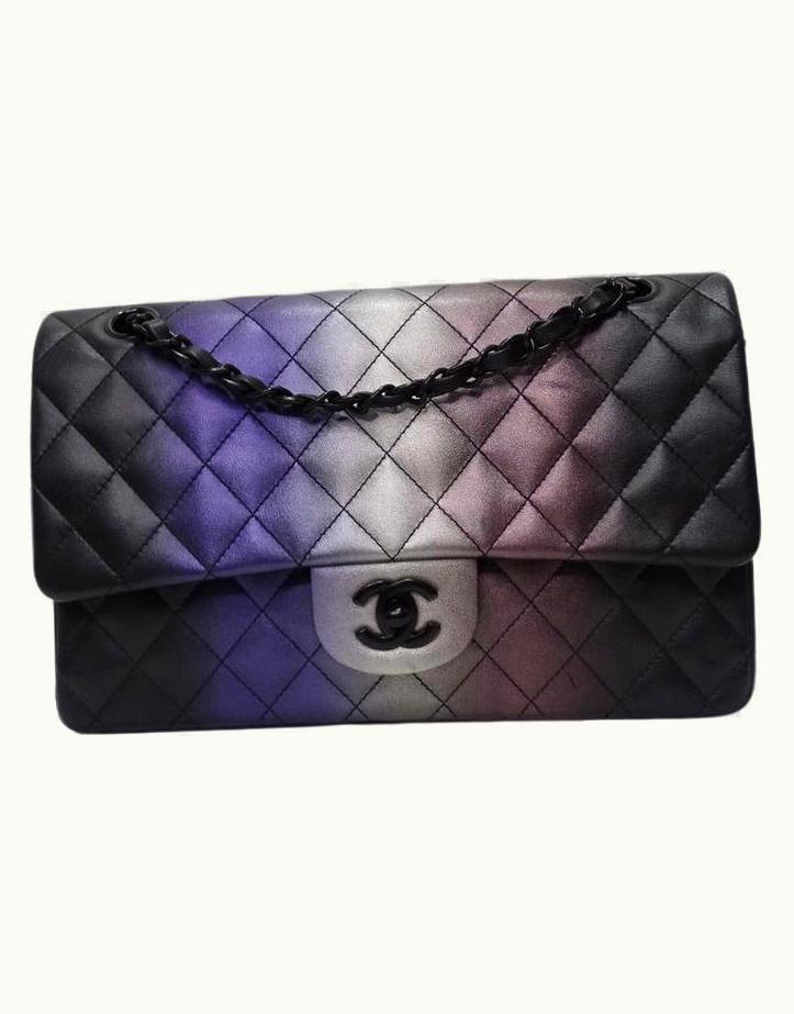 Chanel Chanel Gradient Classic Double Flap Quilted Handbag 2021