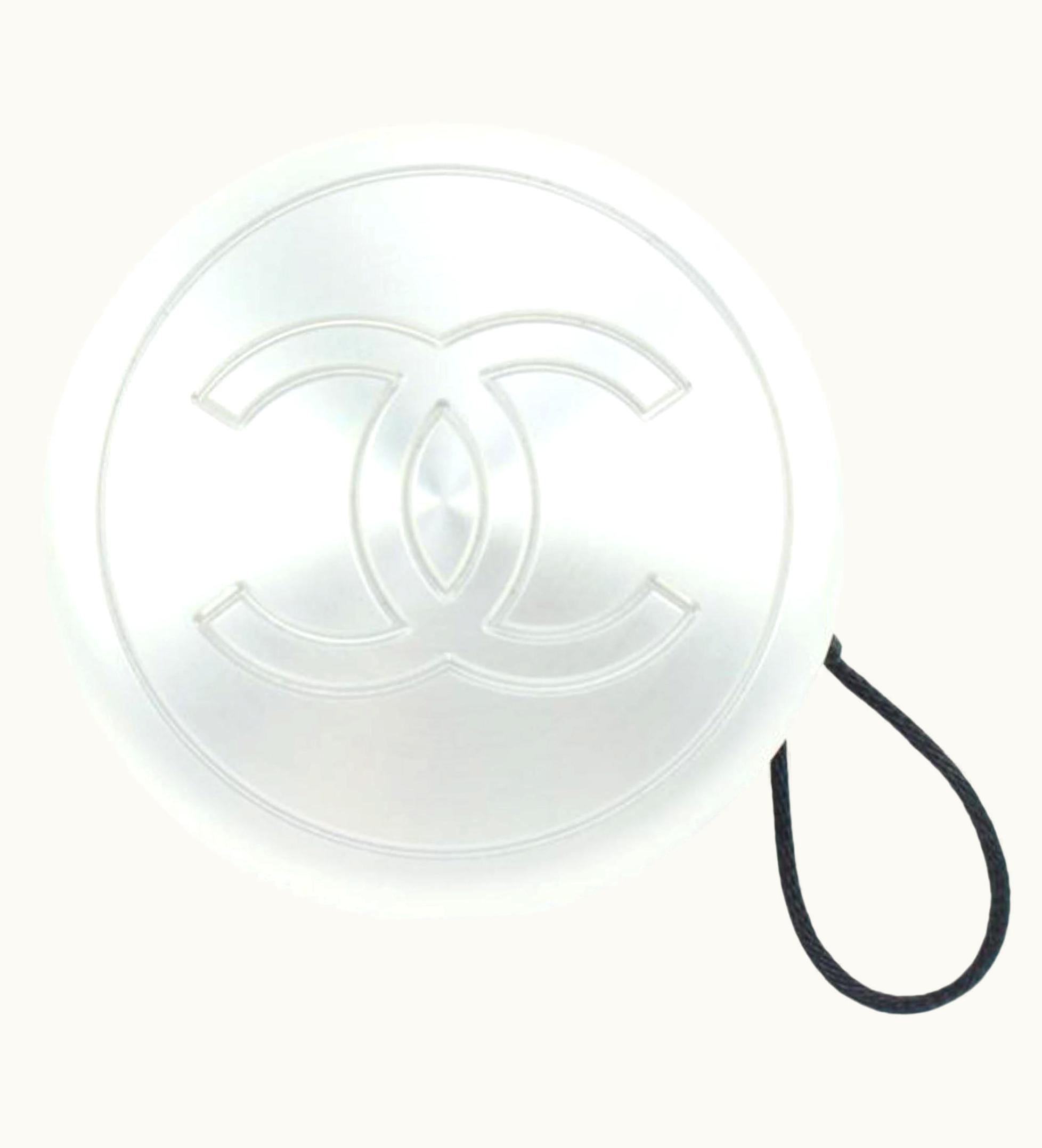 Chanel Chanel Silver 2022 Ultra Rare Cc Logo Yo-yo Toy Game 31c33