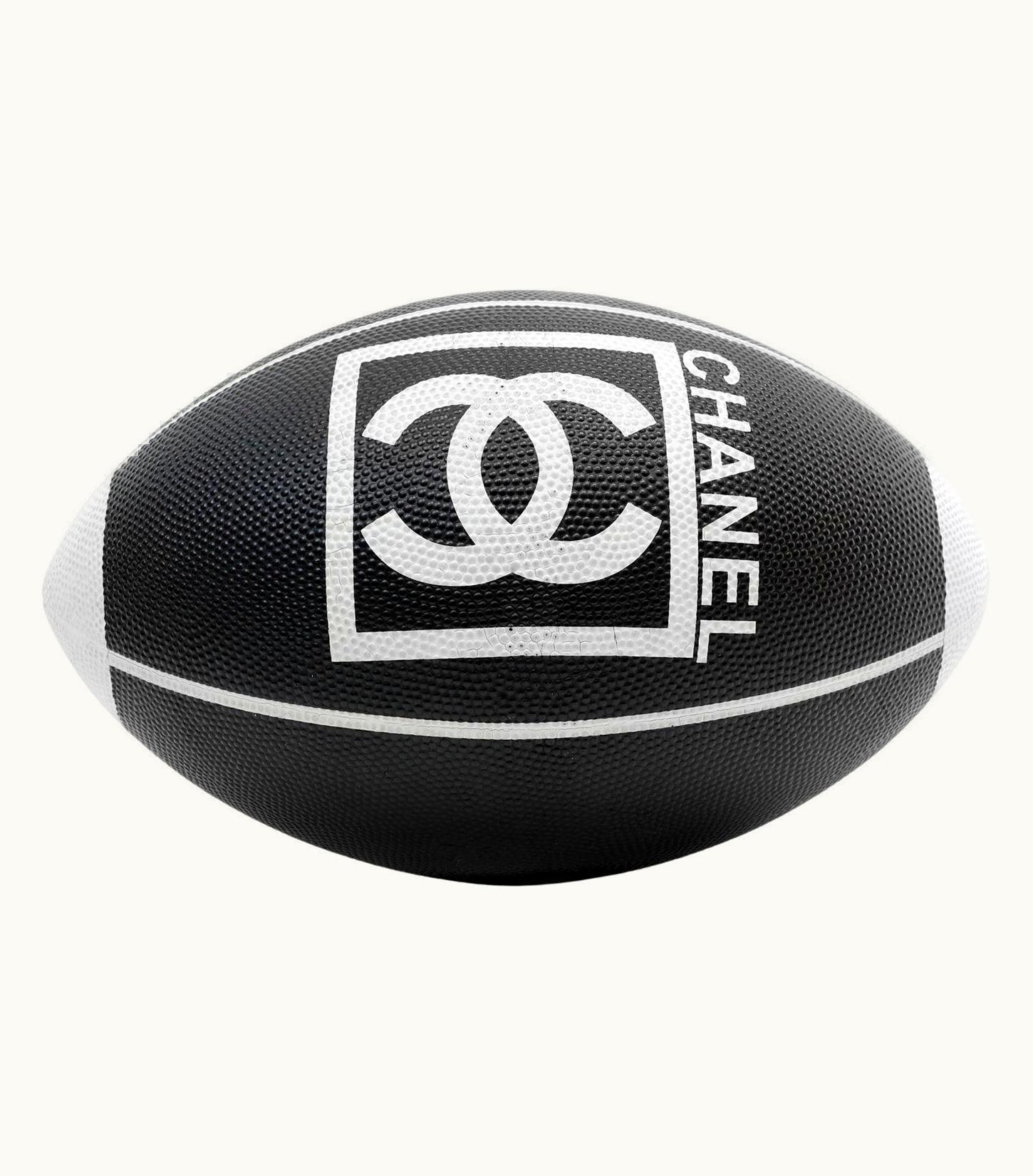 Chanel Chanel Black And White Game Series Rugby Football