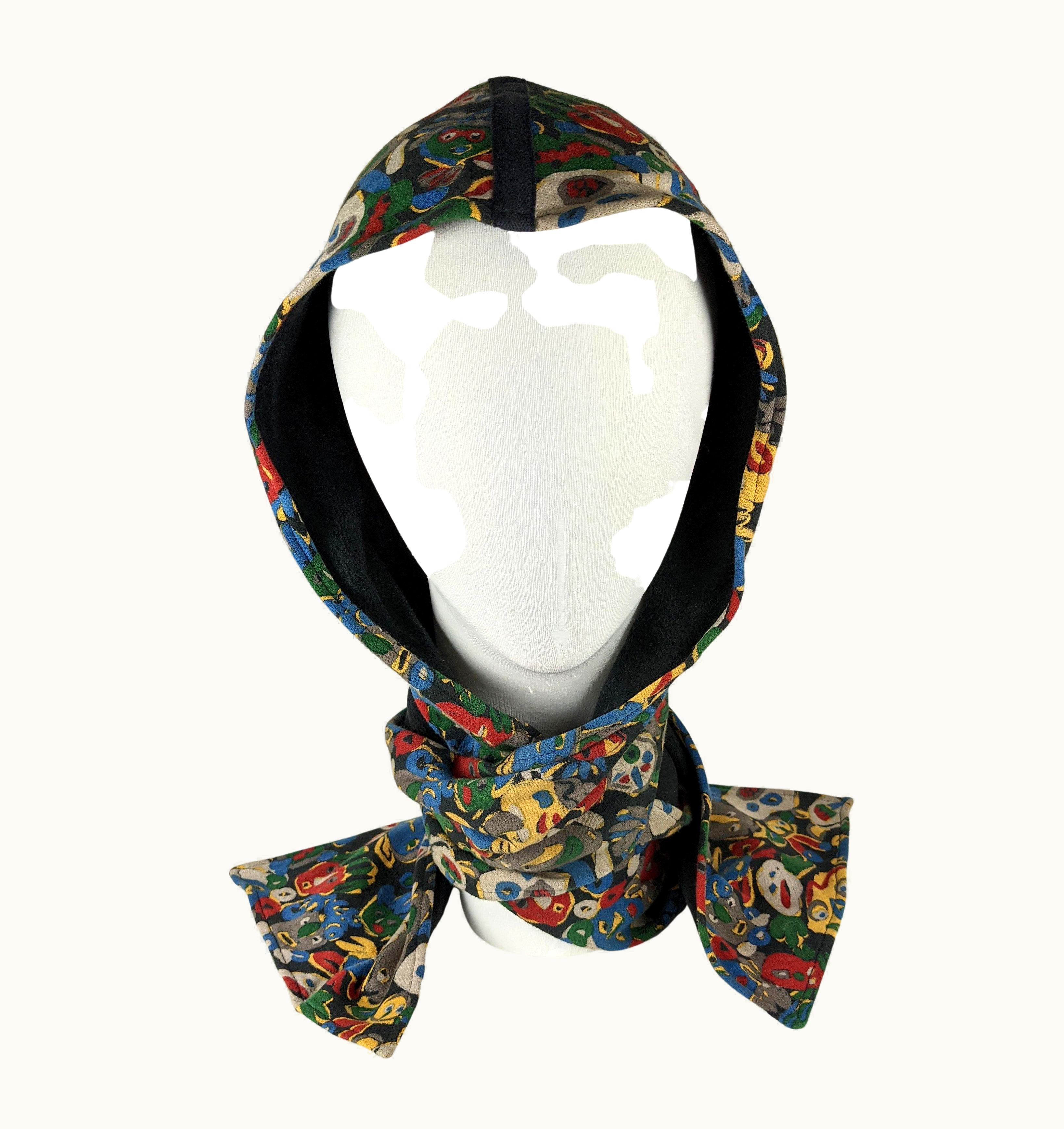 Jean-Paul Gaultier Jean Paul Gautier Carnivalle Head Scarf AW 1984