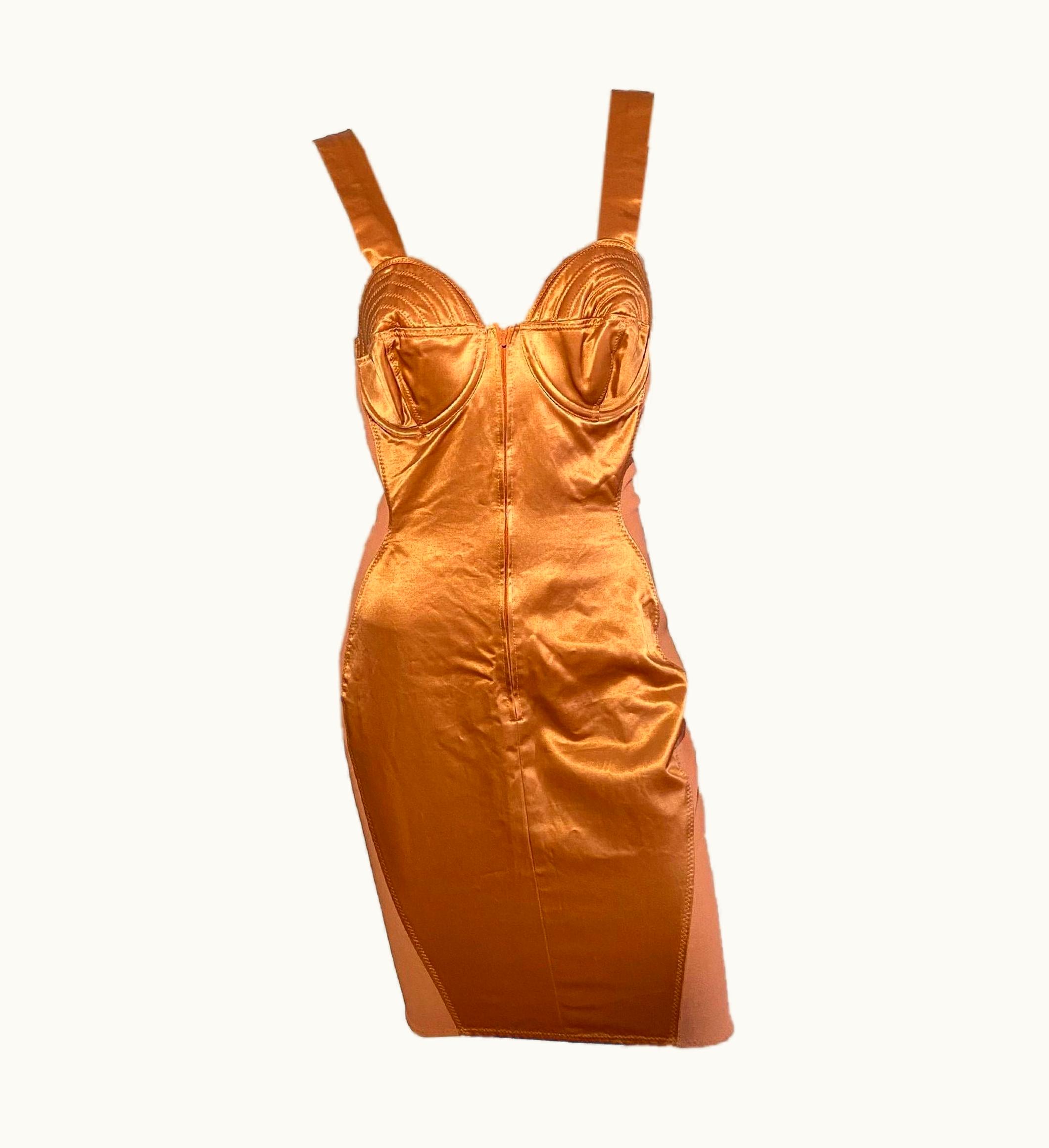 Jean-Paul Gaultier Jean Paul Gaultier 1989 Iconic "Cone Bust" Corset Dress