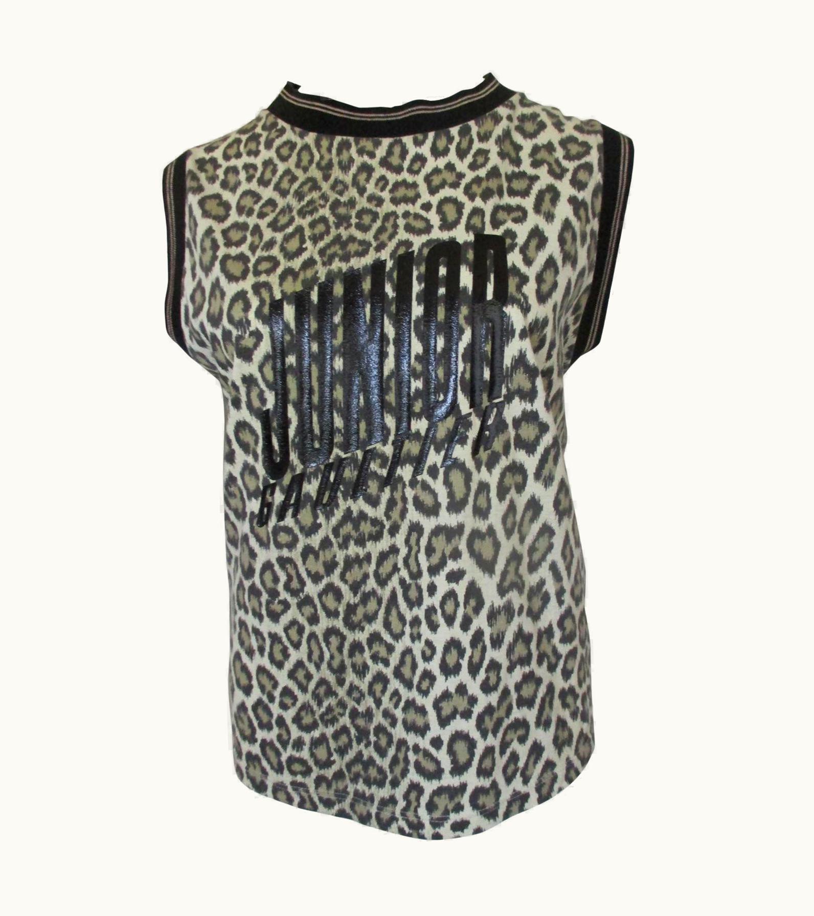 Jean-Paul Gaultier Jean Paul Gaultier Junior Leopard Singlet 1990