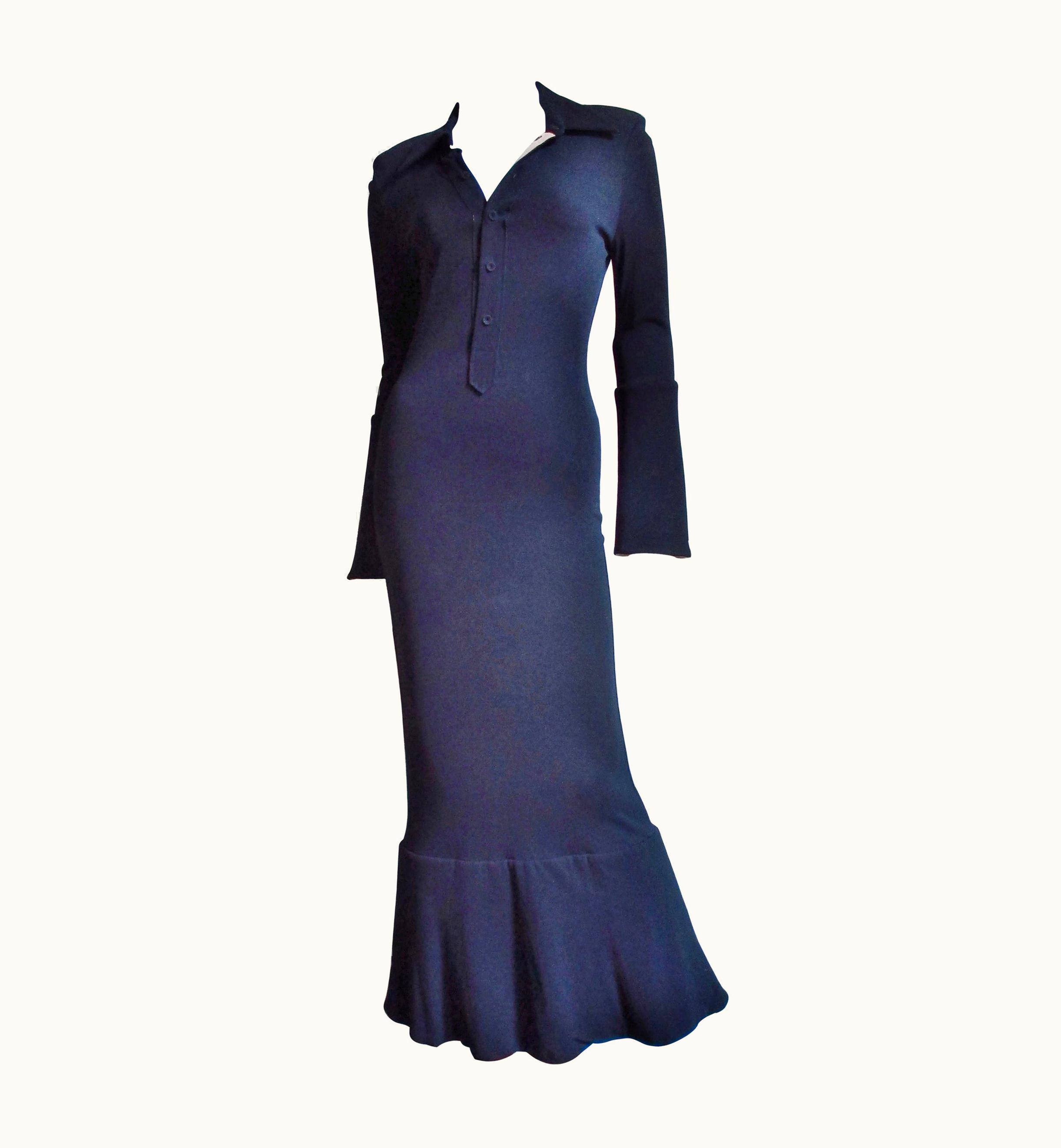 Jean-Paul Gaultier Jean Paul Gaultier Color Block Maxi Dress