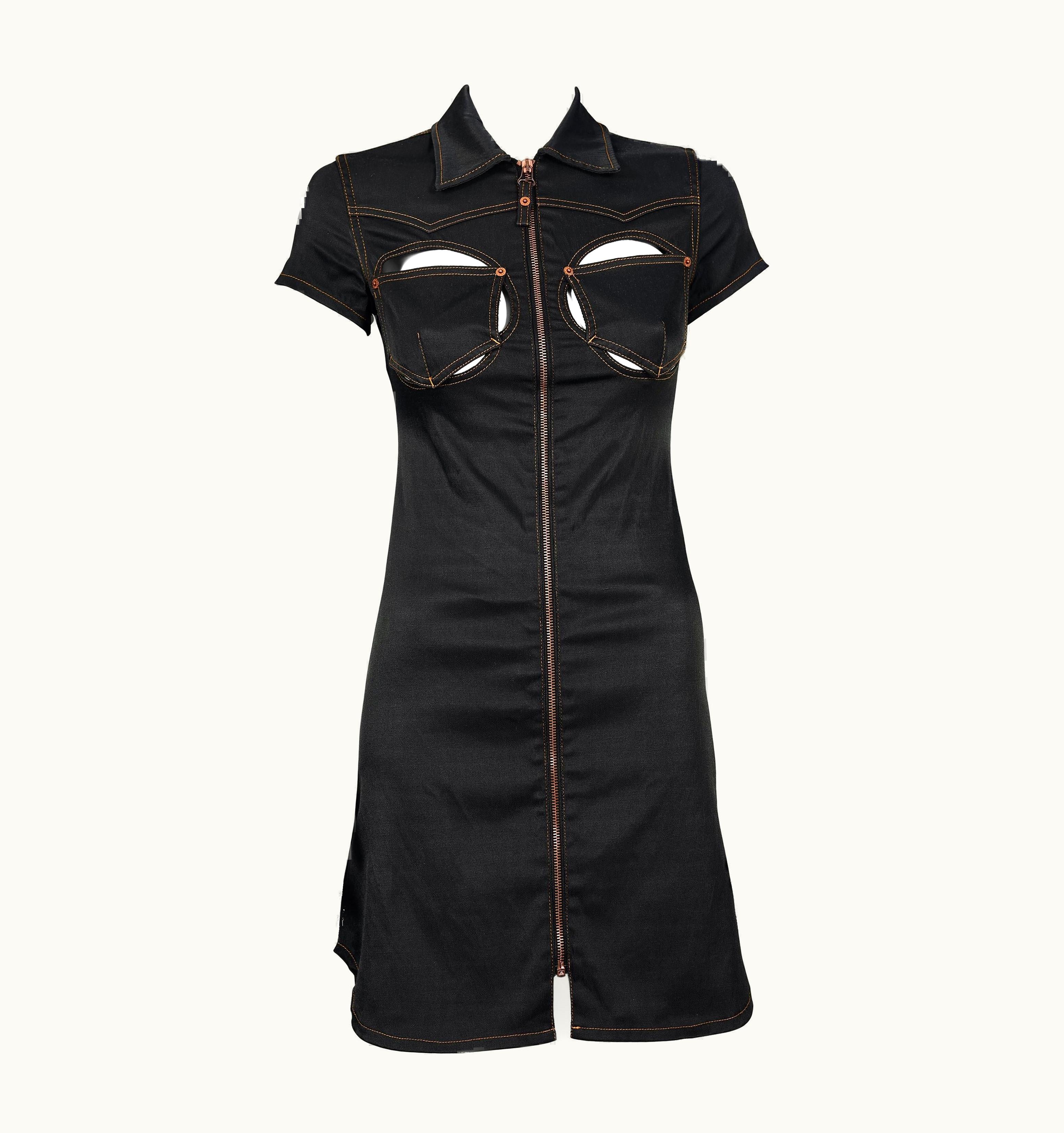 Jean-Paul Gaultier Vintage Jean Paul Gaultier Cutout Bust Dress