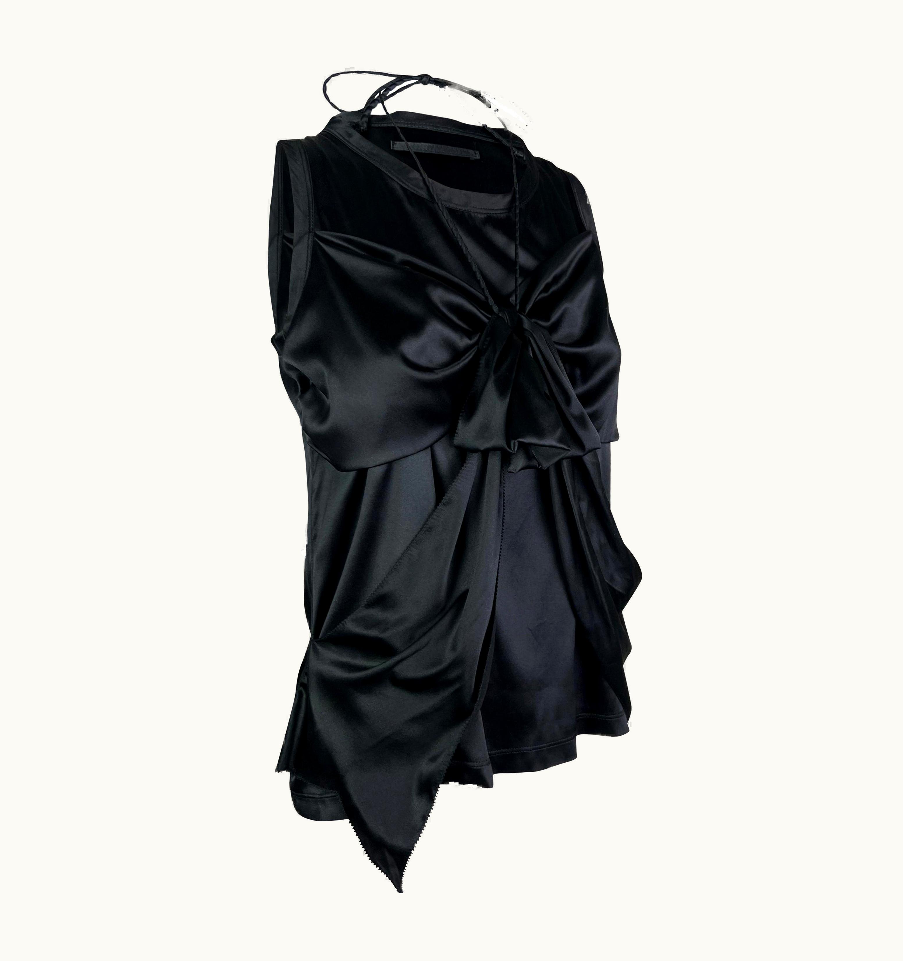 Jean-Paul Gaultier 2000s Jean-Paul Gaultier Draped Silk Top