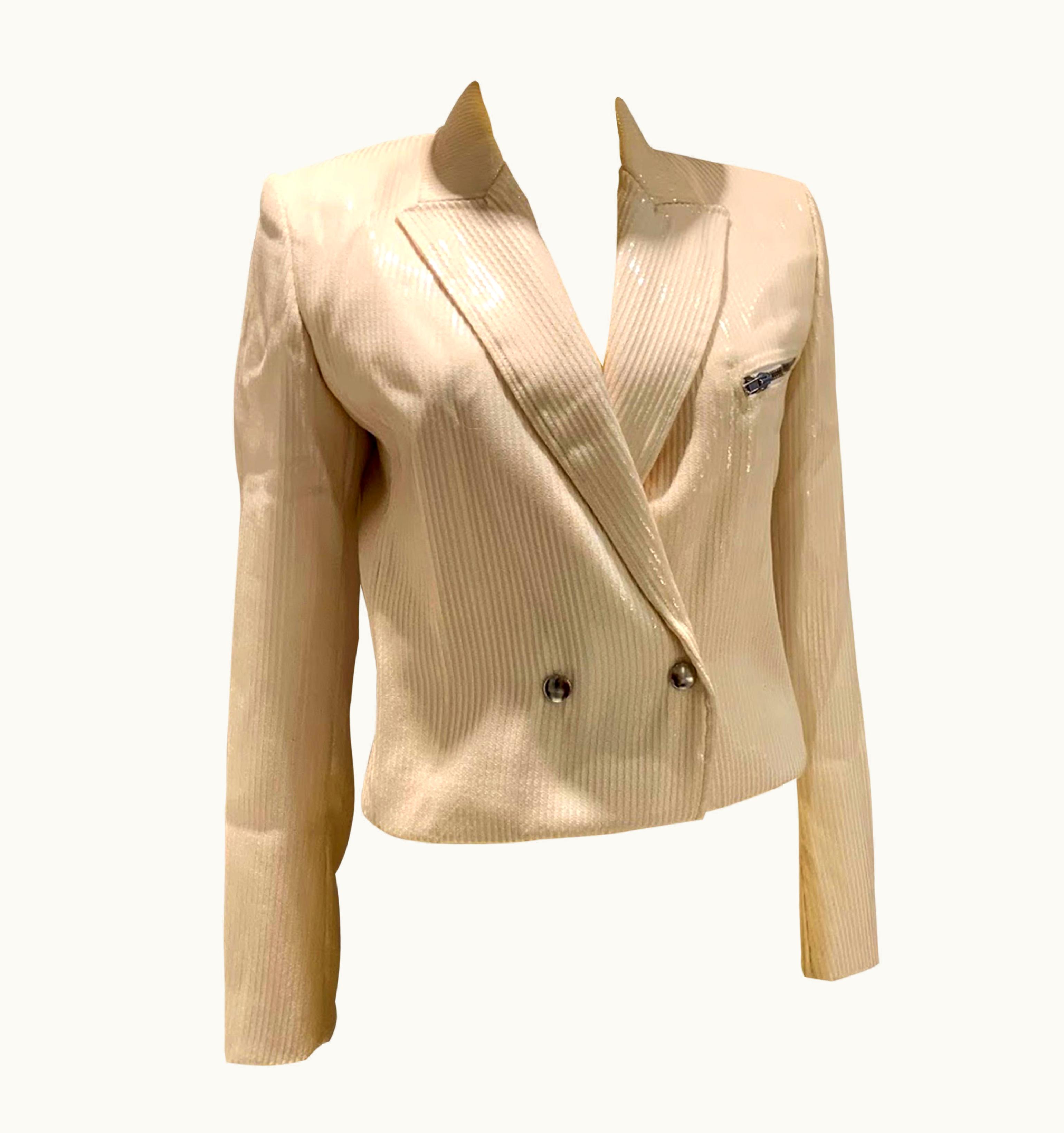 Jean-Paul Gaultier S/S 2011 Jean Paul Gaultier Plastic Coated Jacket