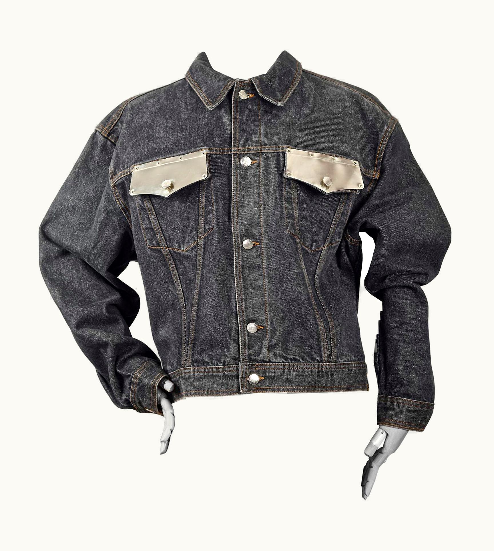 Jean-Paul Gaultier Vintage Jean Paul Gaultier Metal Pocket Denim Jacket