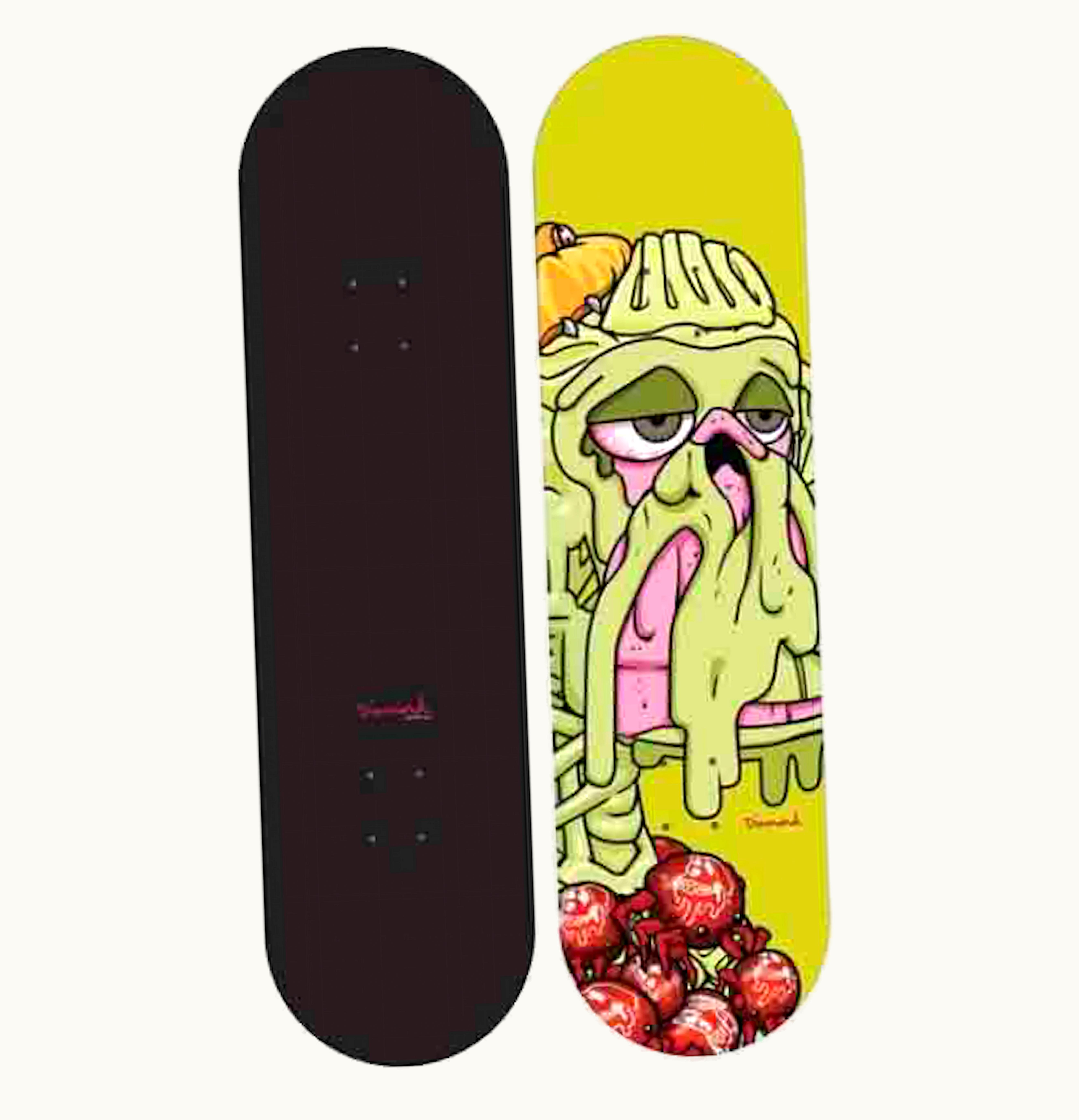 Diamond Supply Co. Diamond Supply Co x Bored Ape Yacht Club Beanie Mutant Ape Skateboard Deck Black