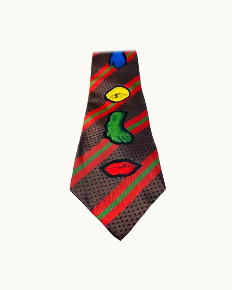 Jean-Paul Gaultier Jean Paul Gaultier Vintage Men' Silk Lips Tie
