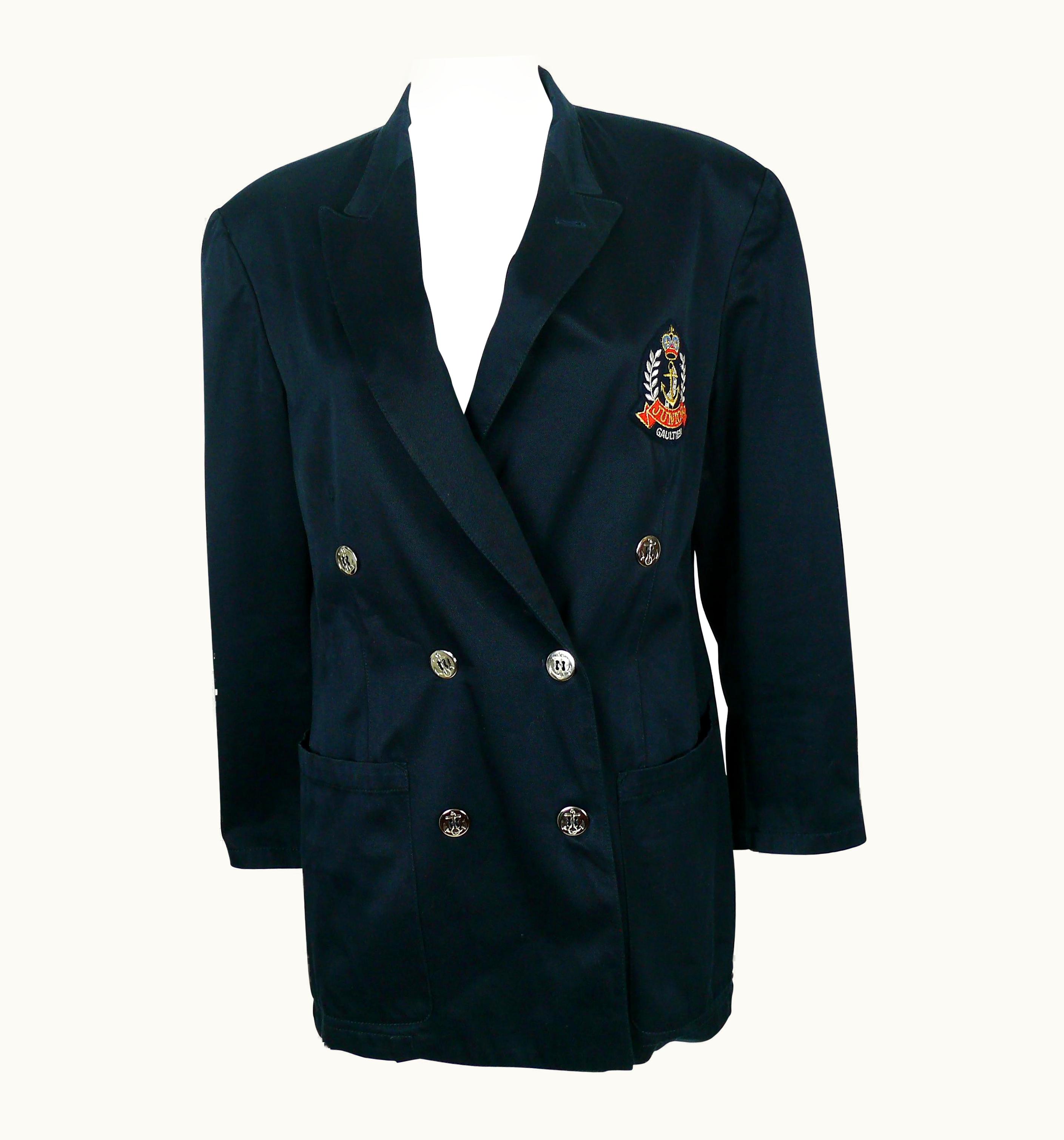 Jean-Paul Gaultier Jean Paul Gaultier Vintage Navy Blue Nautical Blazer