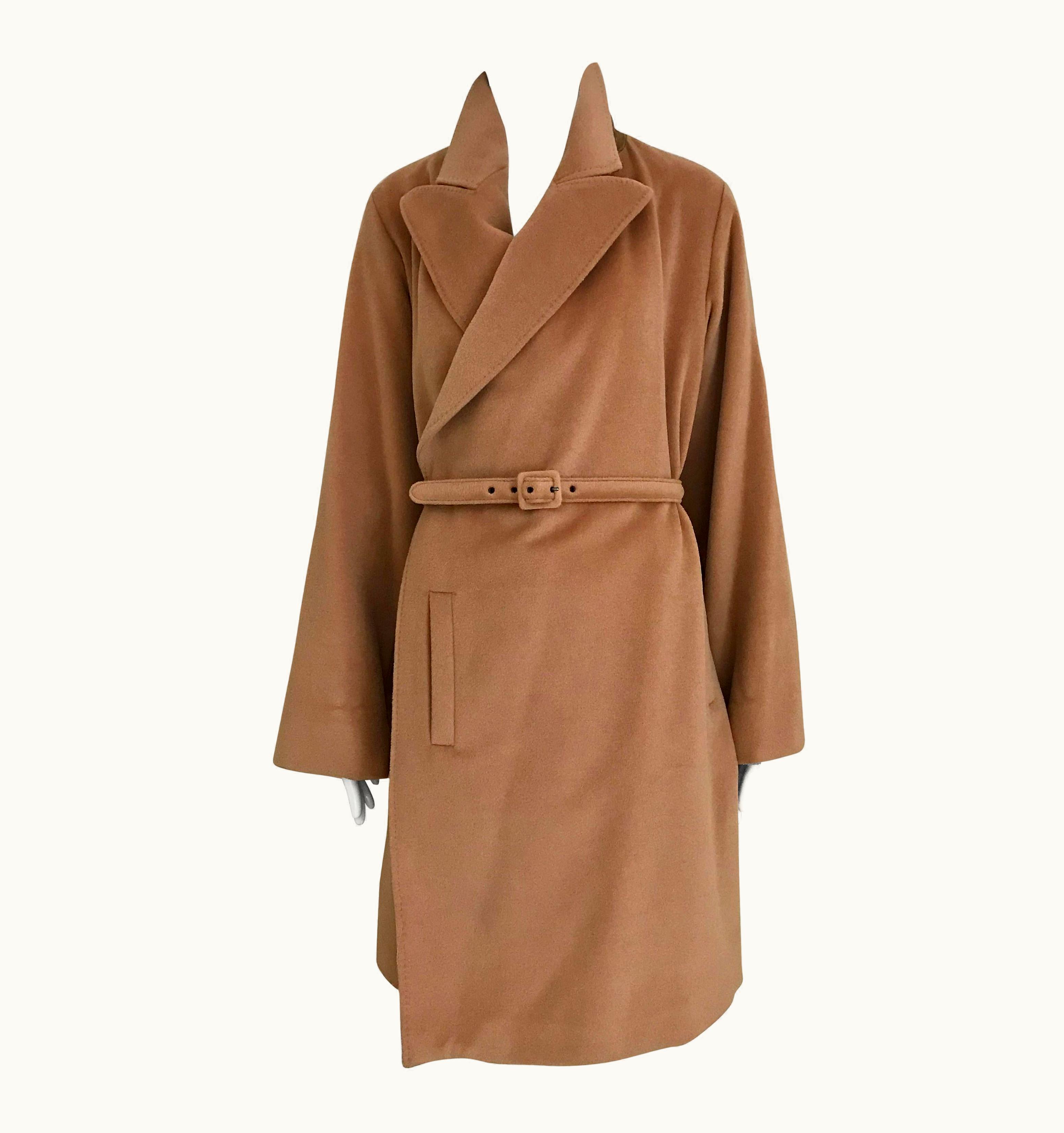 Jean-Paul Gaultier 90s Jean Paul Gaultier Wrap Around Soft Cashmere Coat