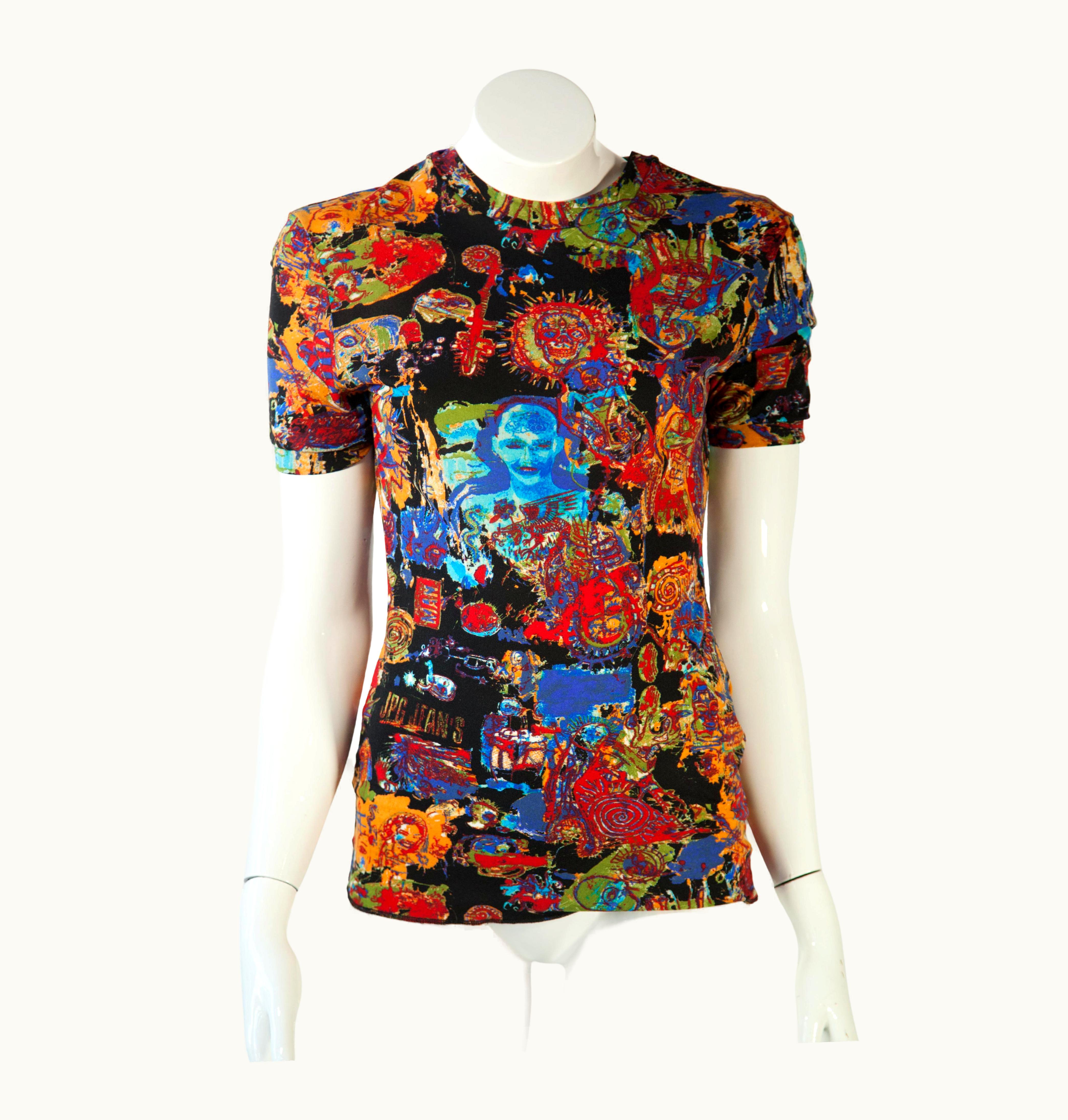 Jean-Paul Gaultier Jean Paul Gaultier Jpg Jeans Printed T-Shirt